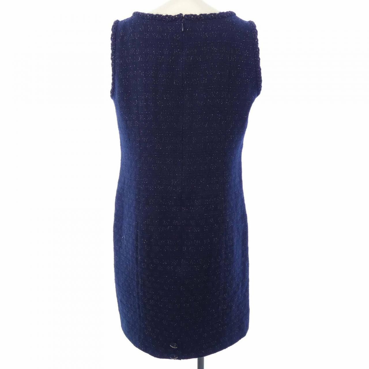 Chanel Chanel Chanel One Piece Dress Textile Dresses P32154V22270 07A DUTY FREE for USA Size ONE SIZE - 2 Thumbnail