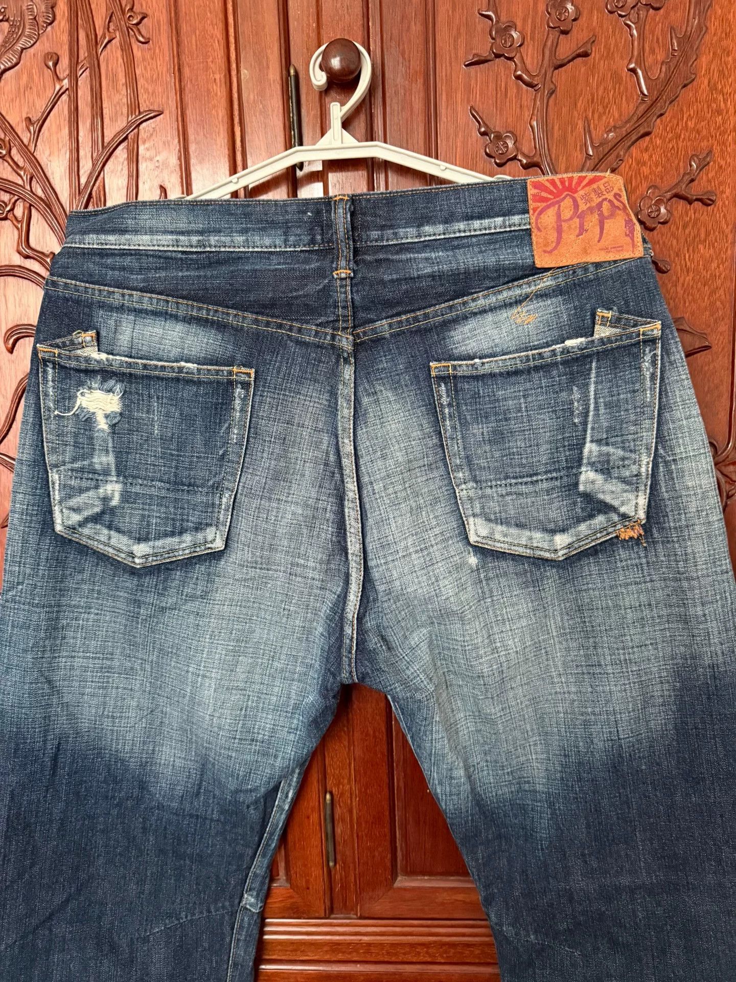 Prps PRPS Men's W38 Wide Straight Jeans Size US 38 / EU 54 - 4 Thumbnail