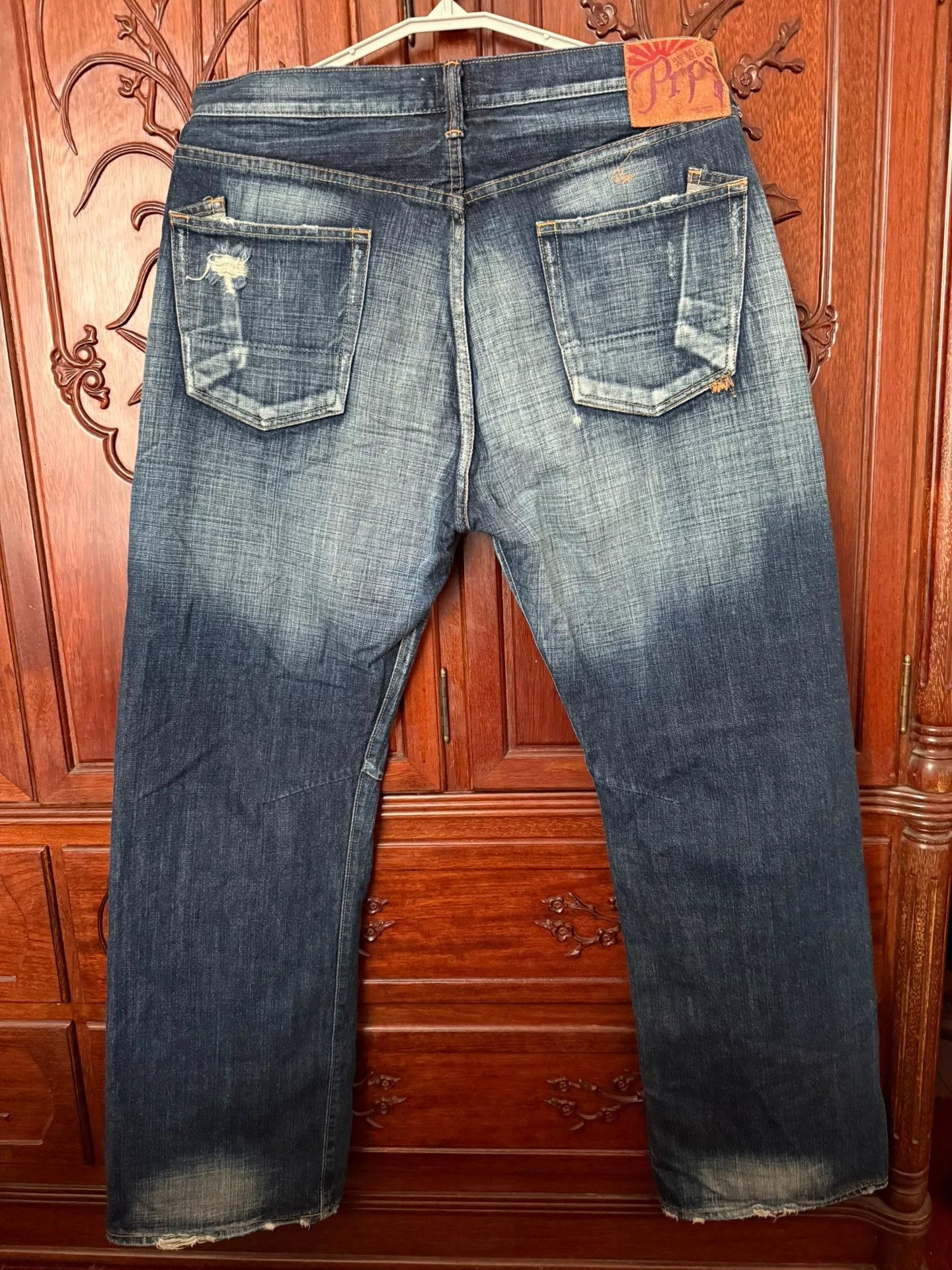 Prps PRPS Men's W38 Wide Straight Jeans Size US 38 / EU 54 - 3 Thumbnail