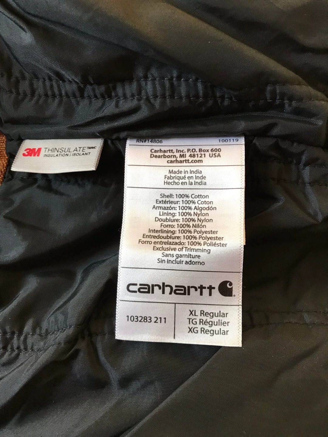 Carhartt Carhartt C26 Full Swing Traditional Coat Size US XL / EU 56 / 4 - 9 Thumbnail