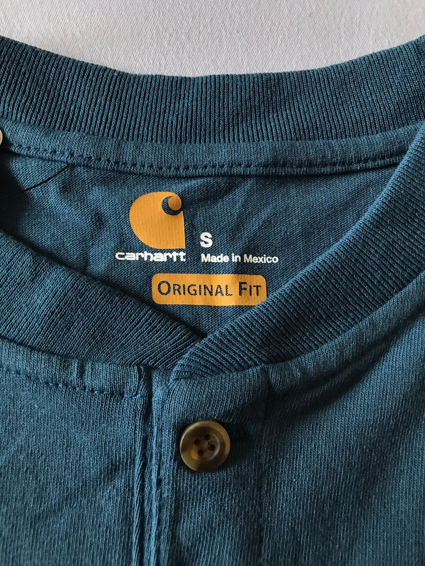 Carhartt Carhartt K84 984 Henley Short-Sleeve T-Shirt Size US S / EU 44-46 / 1 - 6 Thumbnail