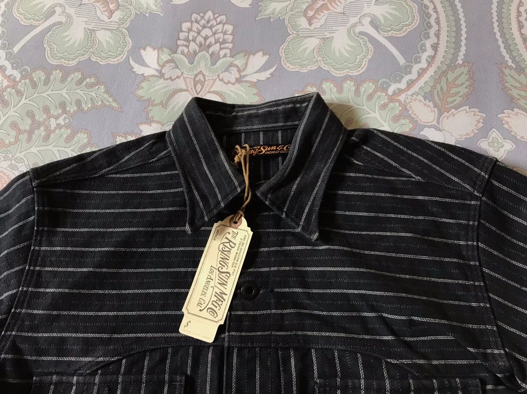 Rising Sun & Co. Rising Sun Striped Work Shirt XS Size US XS / EU 42 / 0 - 5 Thumbnail