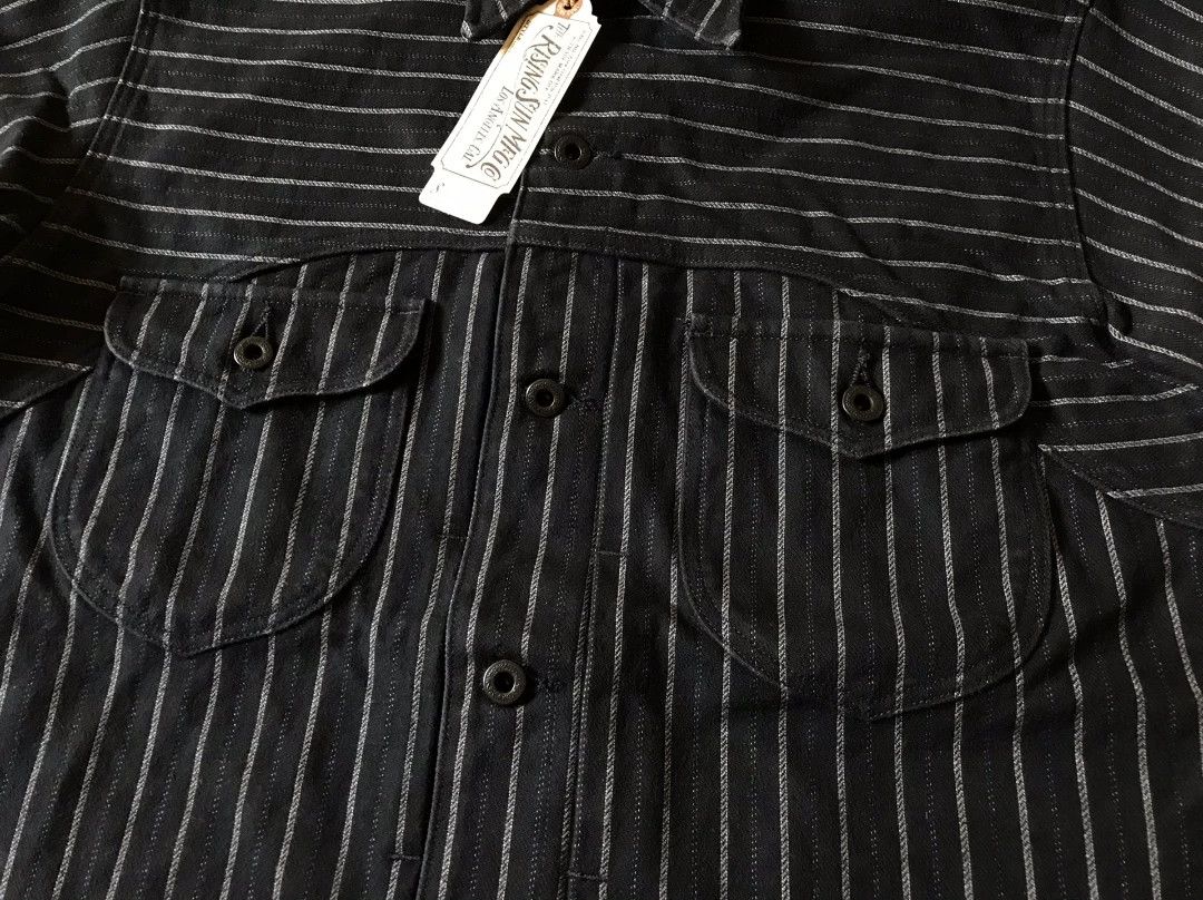 Rising Sun & Co. Rising Sun Striped Work Shirt XS Size US XS / EU 42 / 0 - 2 Thumbnail