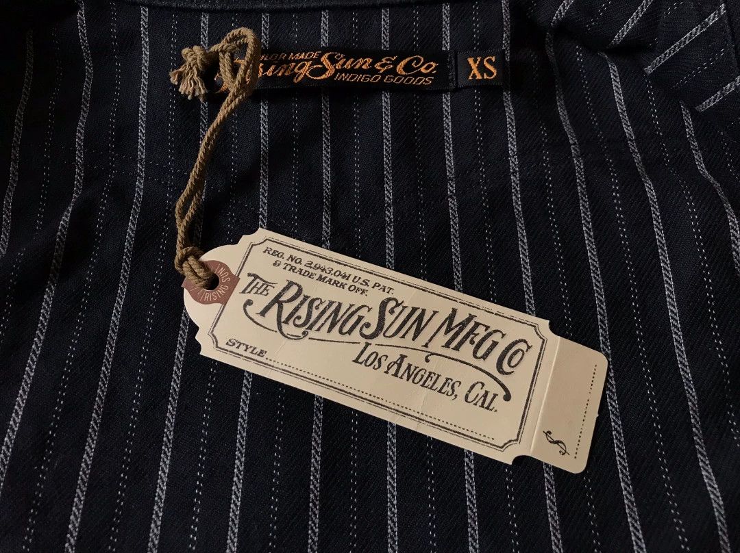 Rising Sun & Co. Rising Sun Striped Work Shirt XS Size US XS / EU 42 / 0 - 8 Thumbnail