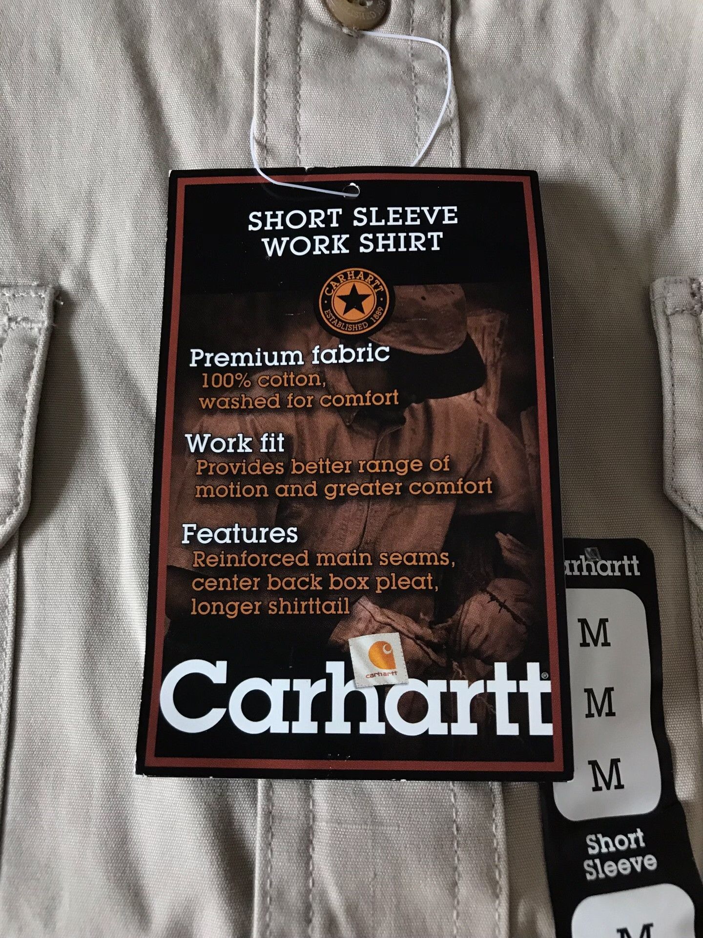 Carhartt Carhartt S110 STN Short Sleeve Shirt Size US M / EU 48-50 / 2 - 7 Thumbnail