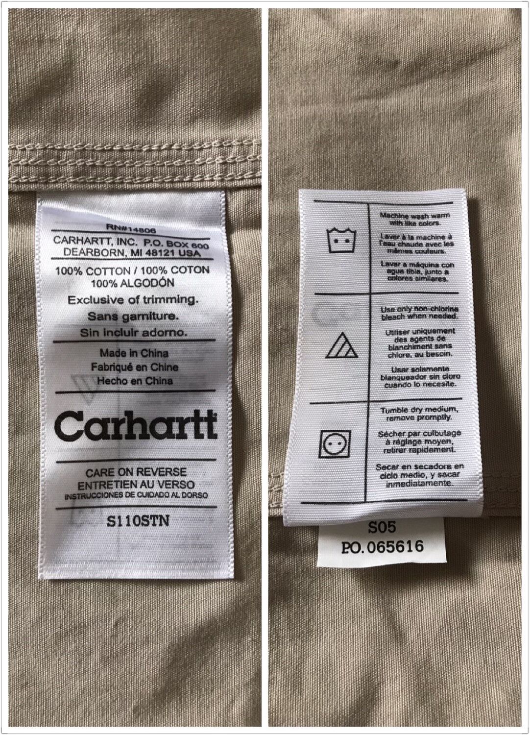 Carhartt Carhartt S110 STN Short Sleeve Shirt Size US M / EU 48-50 / 2 - 9 Thumbnail