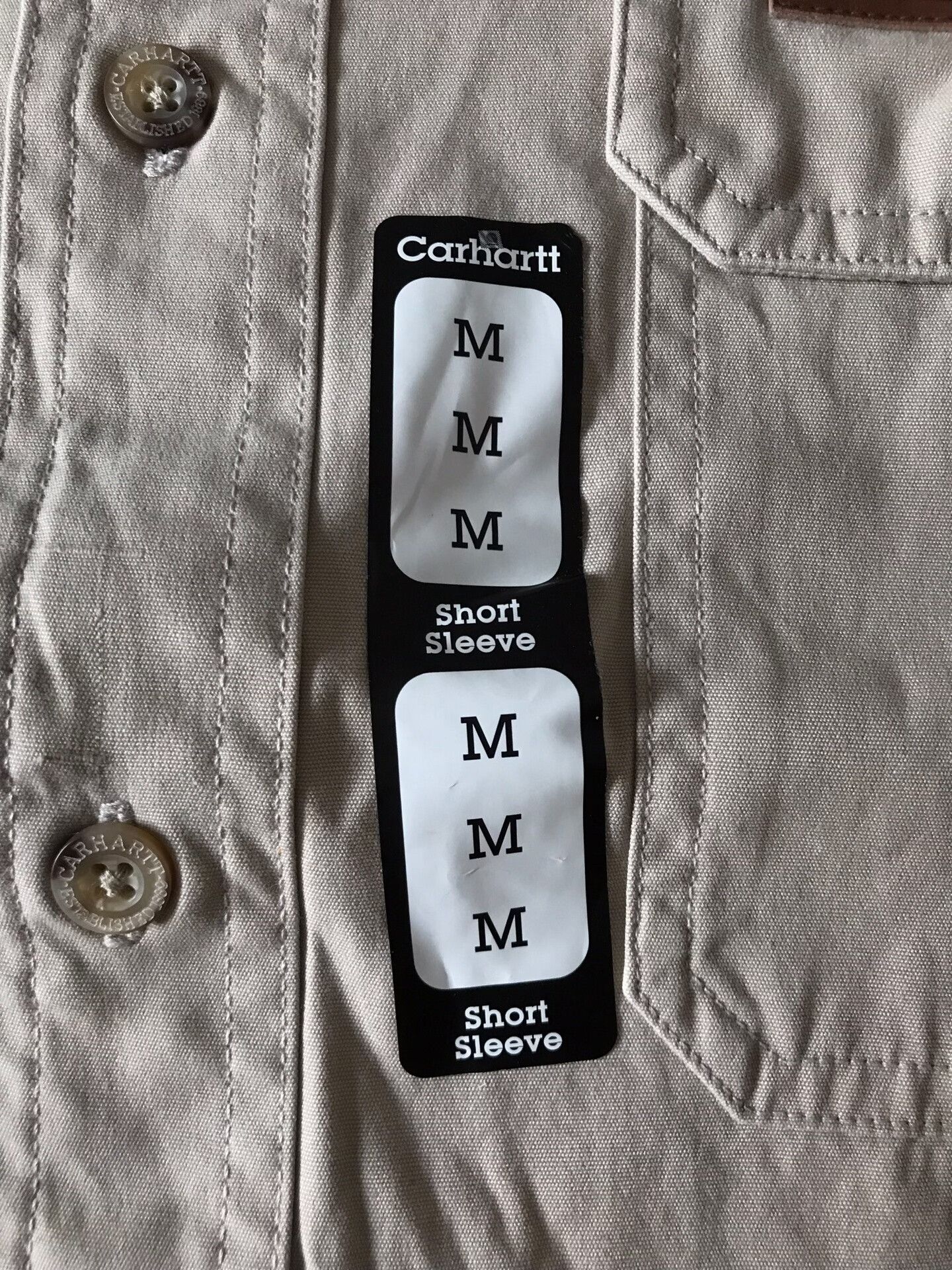 Carhartt Carhartt S110 STN Short Sleeve Shirt Size US M / EU 48-50 / 2 - 5 Thumbnail