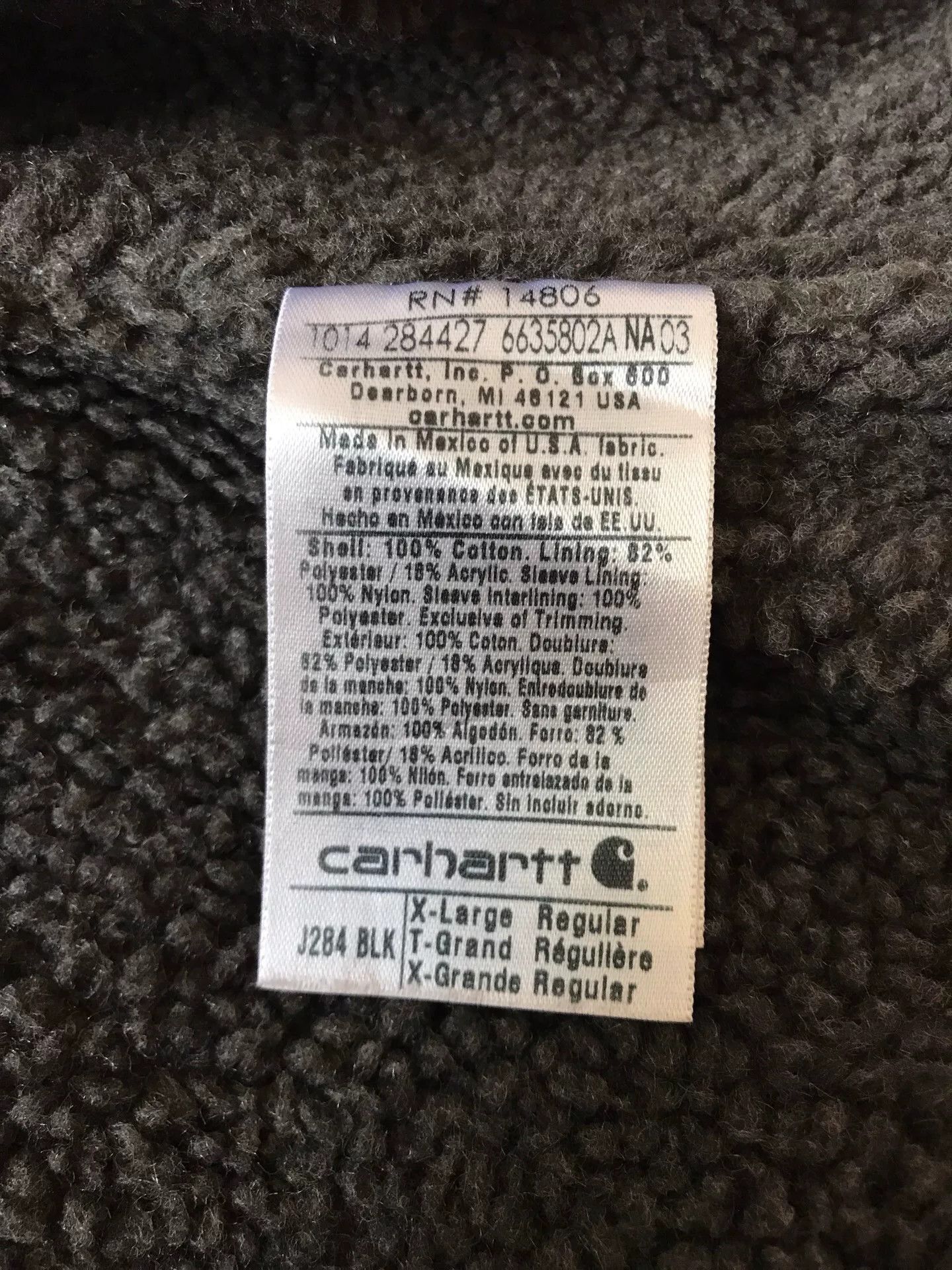 Carhartt Carhartt J284 Washed Canvas Hooded Jacket Size US XL / EU 56 / 4 - 9 Thumbnail