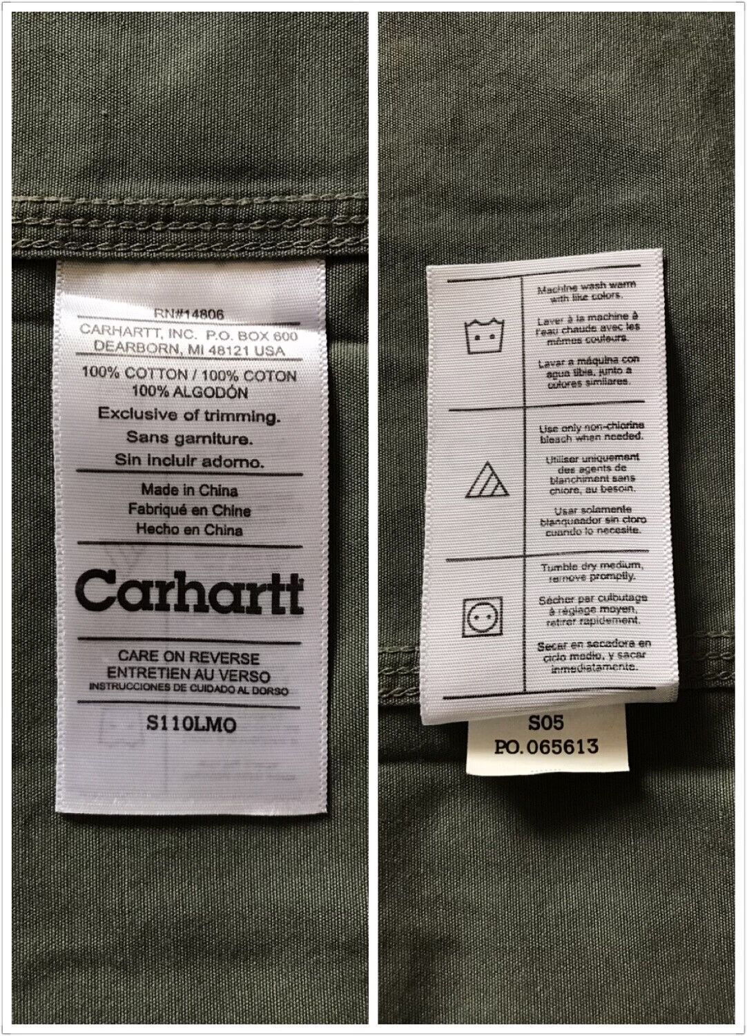 Carhartt Carhartt S110 LMO Short Sleeve Shirt Size US L / EU 52-54 / 3 - 9 Thumbnail