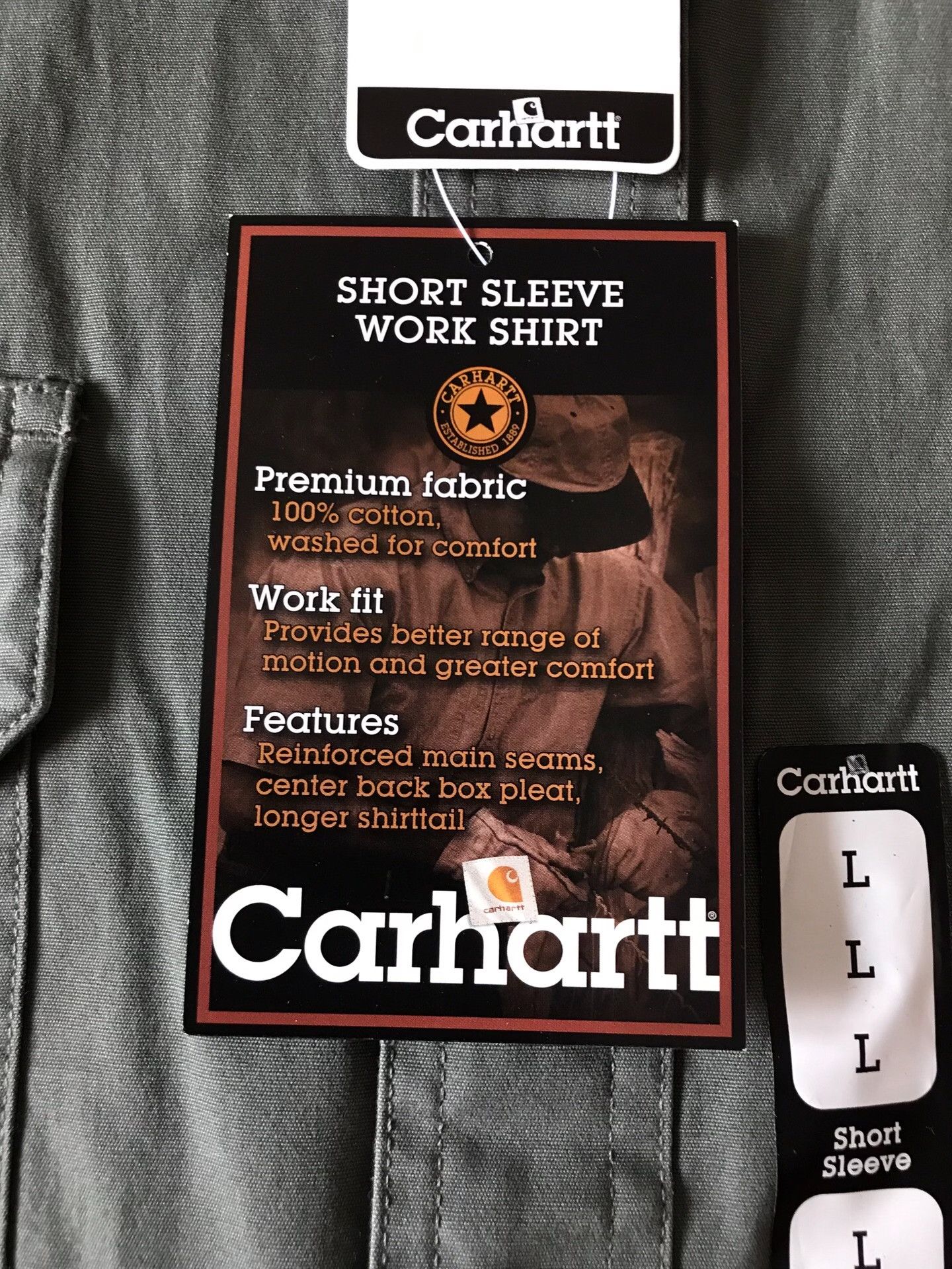 Carhartt Carhartt S110 LMO Short Sleeve Shirt Size US L / EU 52-54 / 3 - 7 Thumbnail