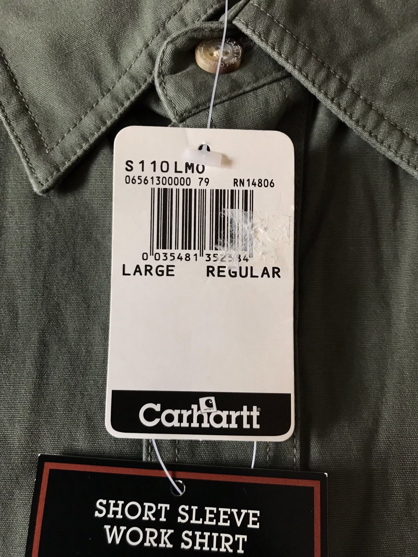 Carhartt Carhartt S110 LMO Short Sleeve Shirt Size US L / EU 52-54 / 3 - 8 Thumbnail