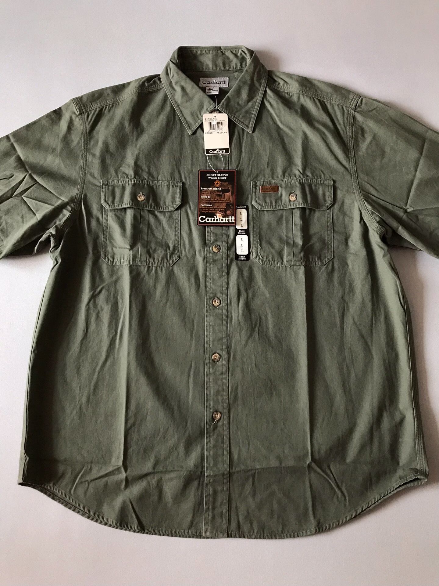 Carhartt Carhartt S110 LMO Short Sleeve Shirt Size US L / EU 52-54 / 3 - 3 Thumbnail