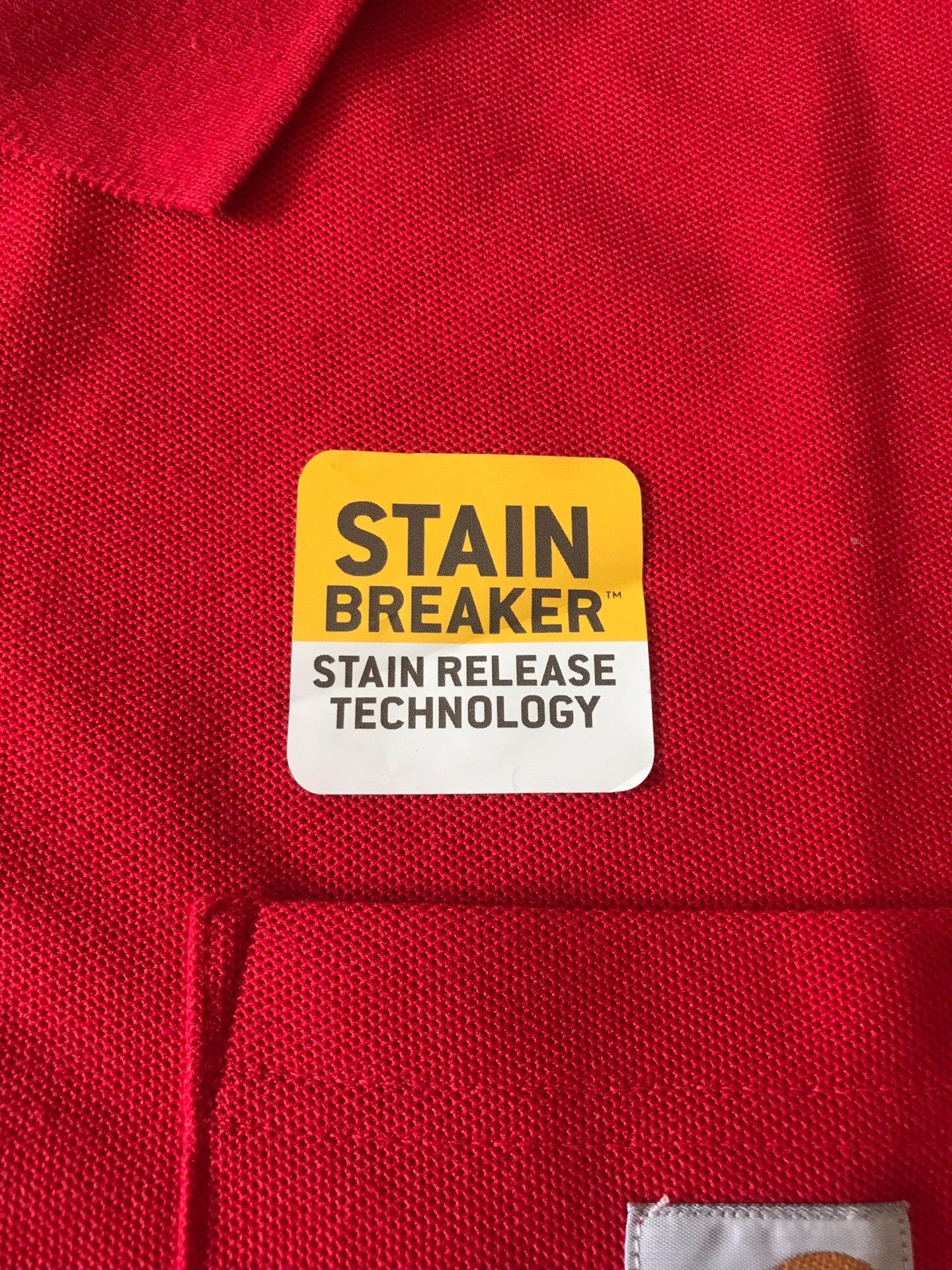 Carhartt Carhartt K570 Red Short Sleeve Polo Size US S / EU 44-46 / 1 - 5 Thumbnail