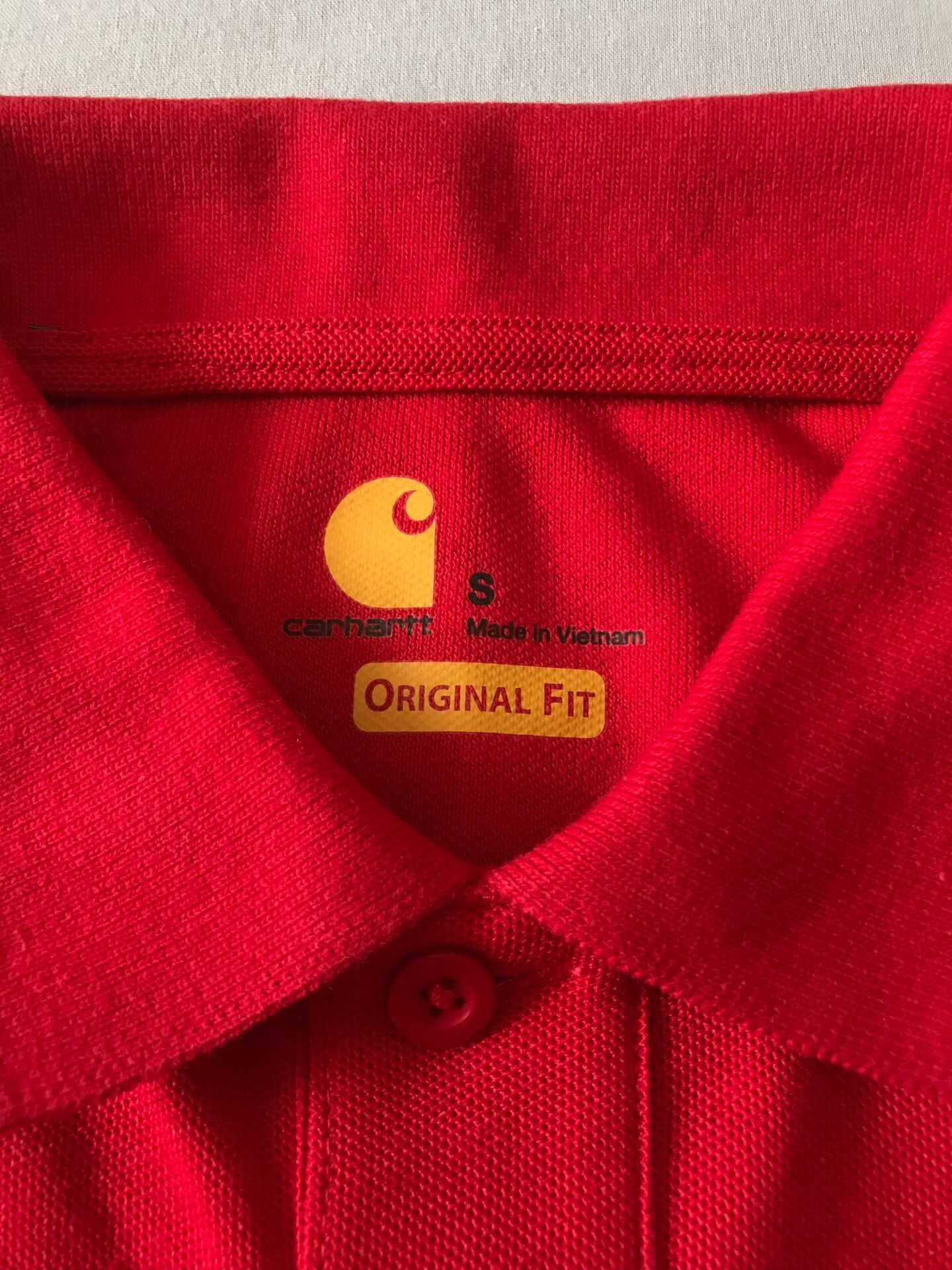 Carhartt Carhartt K570 Red Short Sleeve Polo Size US S / EU 44-46 / 1 - 6 Thumbnail
