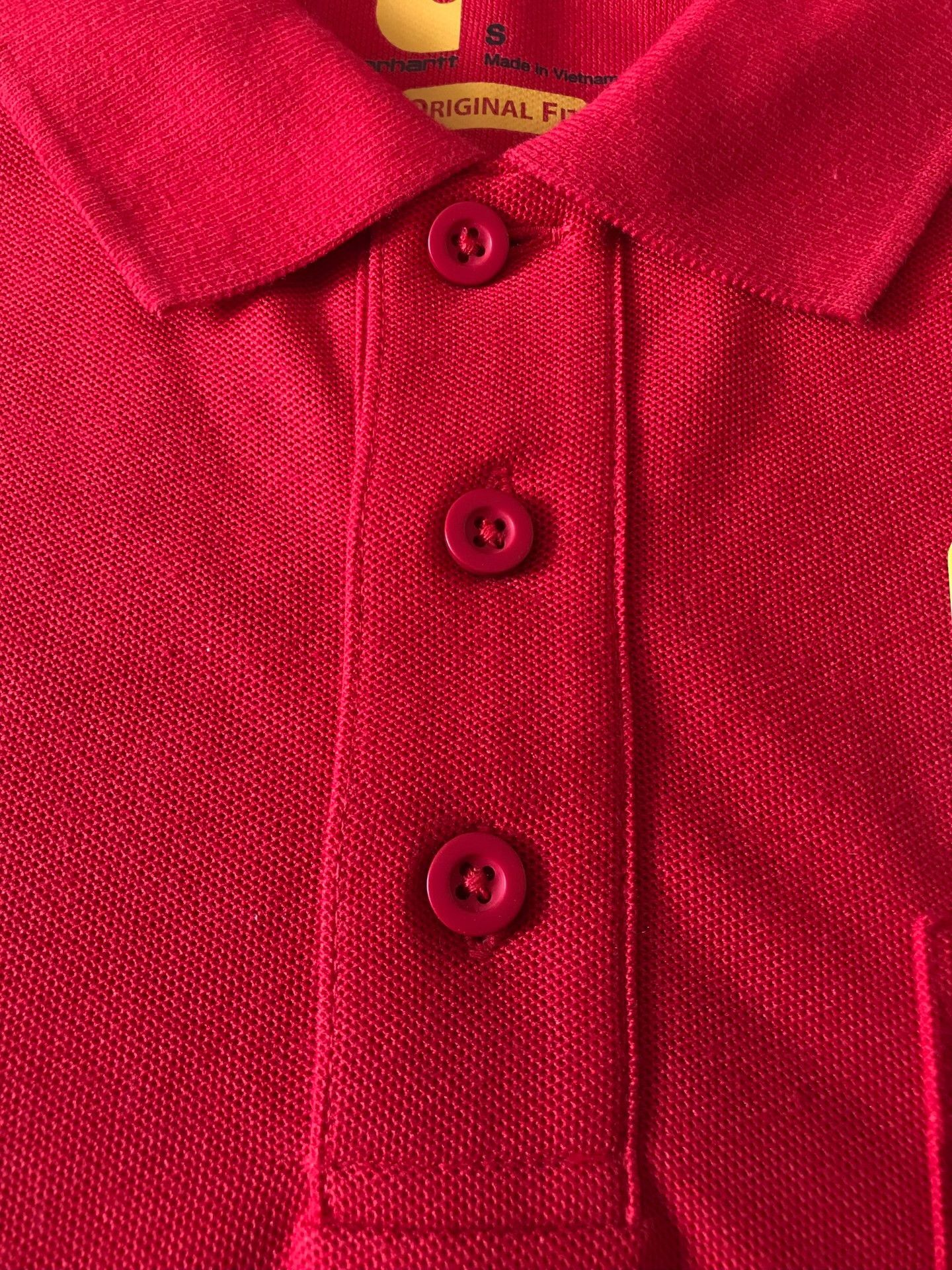 Carhartt Carhartt K570 Red Short Sleeve Polo Size US S / EU 44-46 / 1 - 3 Thumbnail
