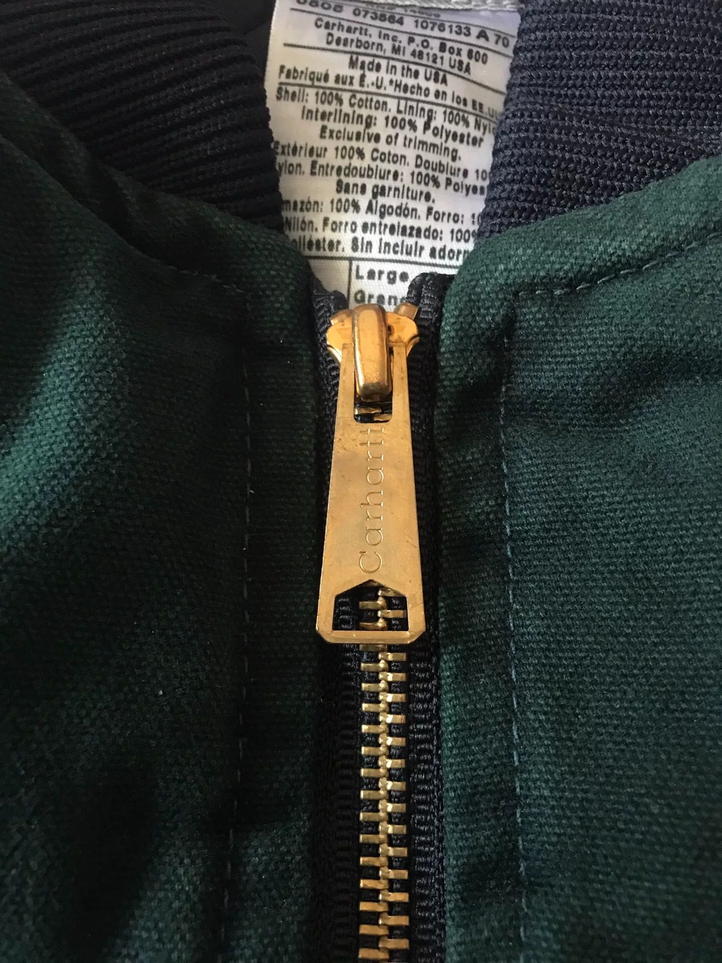 Carhartt Carhartt V02 SPC Spruce Green Vest Size US L / EU 52-54 / 3 - 6 Thumbnail