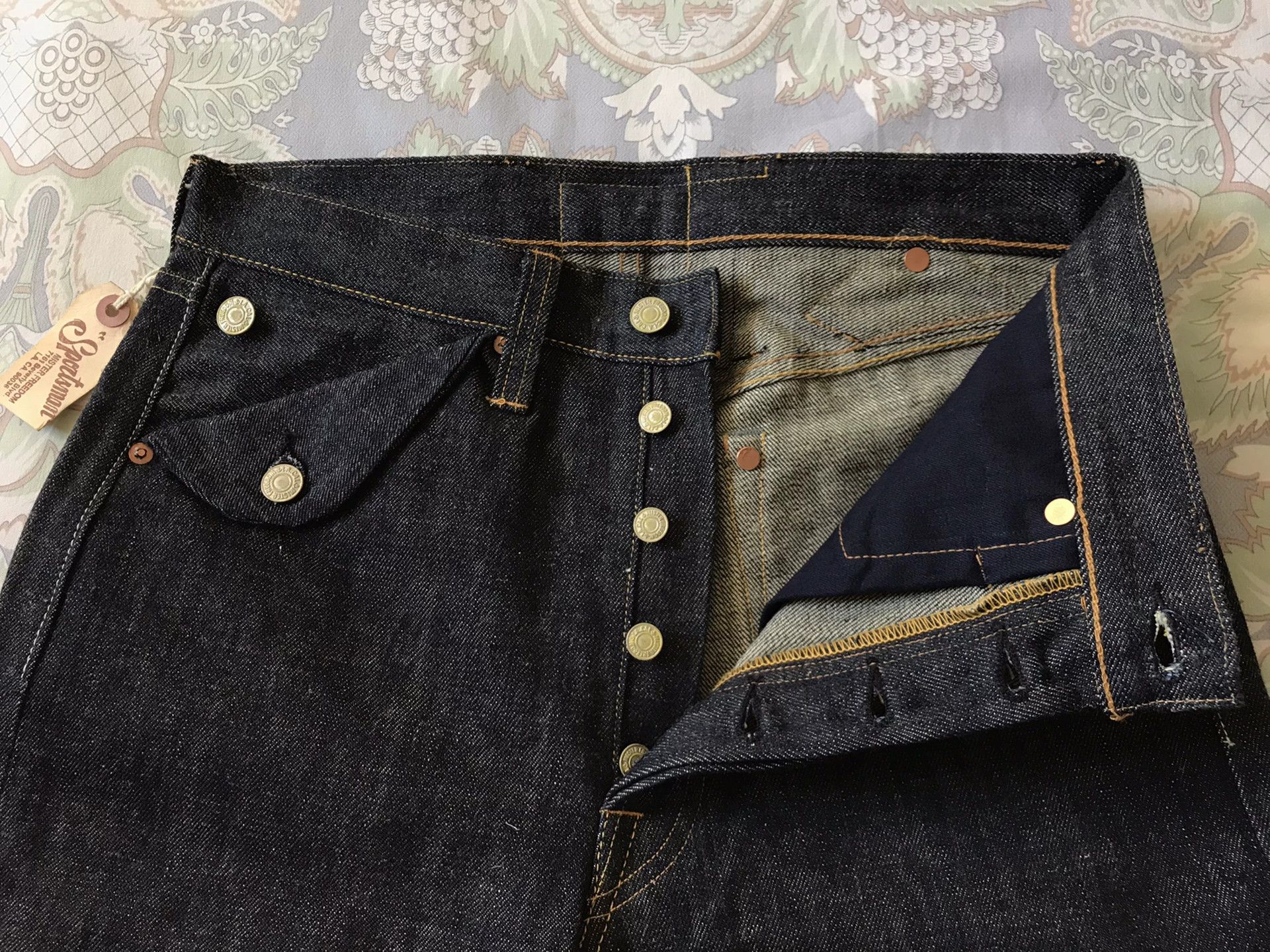Mister Freedom Mister Freedom Parisian Button Raw Jeans Size US 29 - 6 Thumbnail