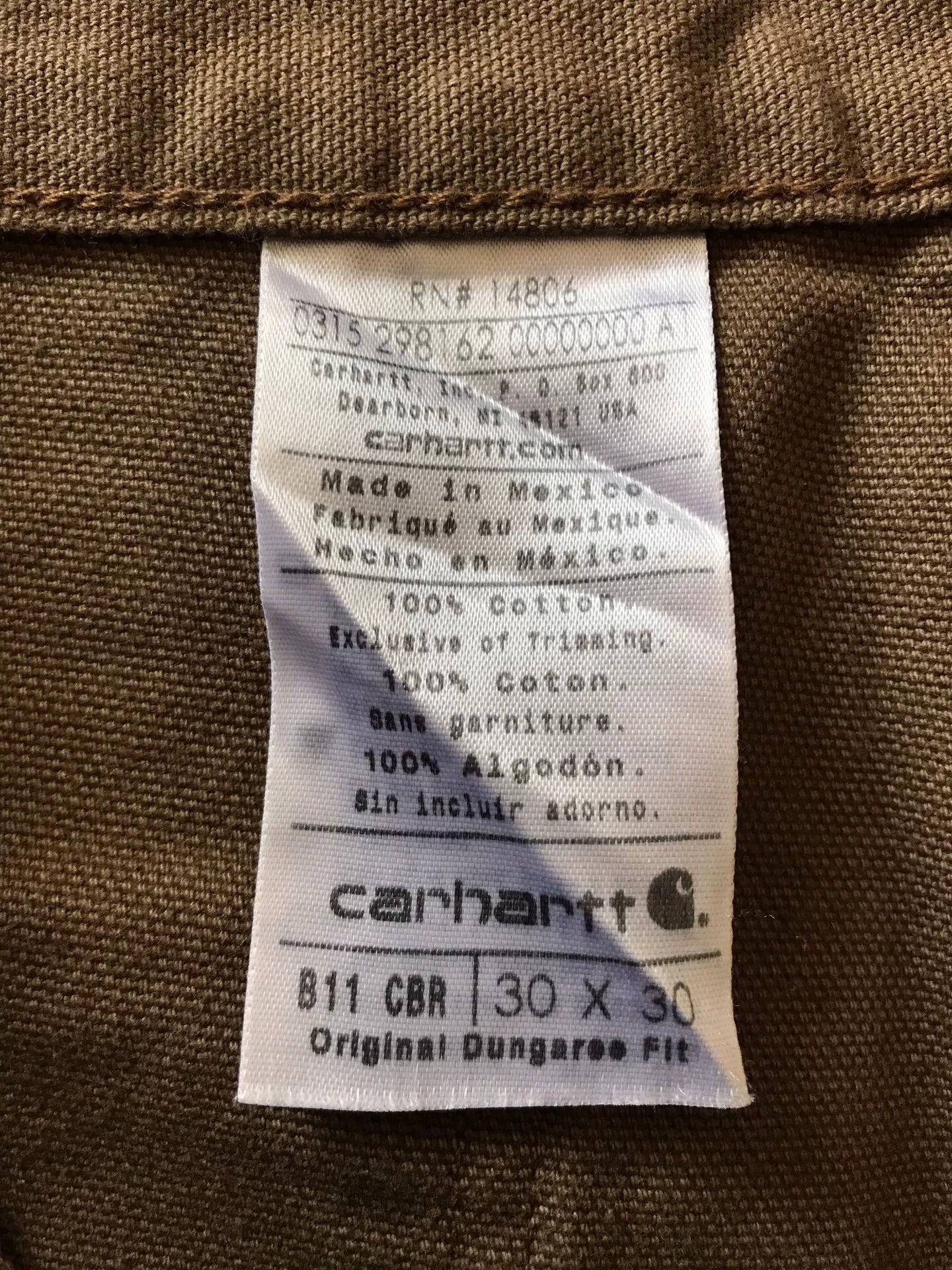 Carhartt Carhartt B11 CBR Canvas Cargo Pants Size US 30 / EU 46 - 9 Thumbnail