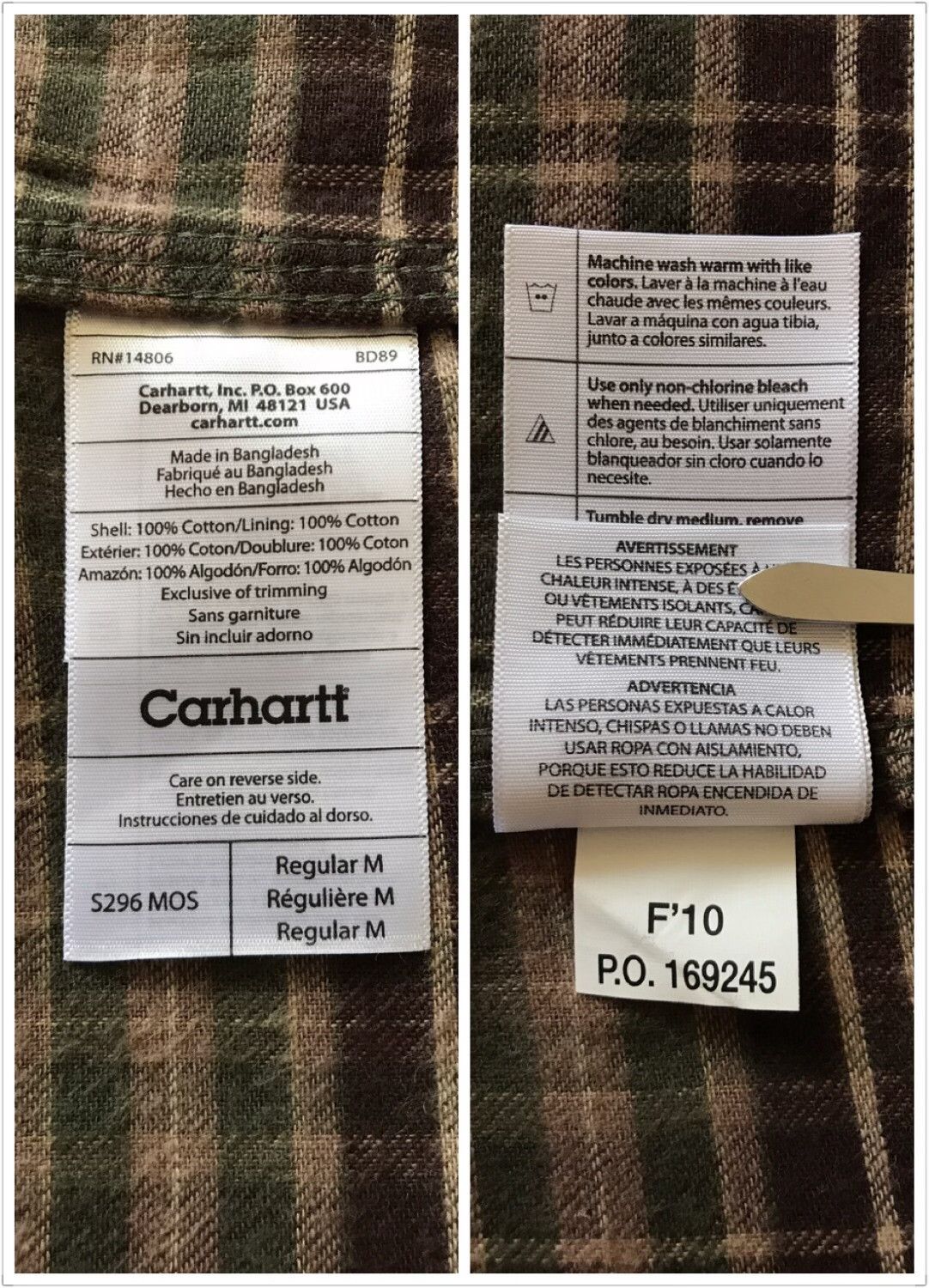 Carhartt Carhartt S296 MOS Work Shirt Jacket Size US M / EU 48-50 / 2 - 9 Thumbnail