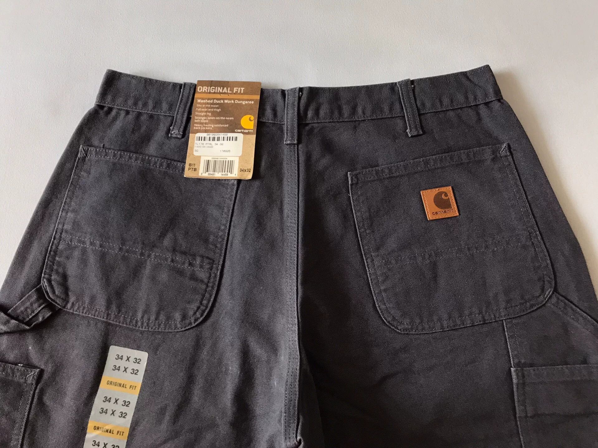 Carhartt Carhartt B11 PTB W34L32 Work Pants Size US 34 / EU 50 - 5 Thumbnail