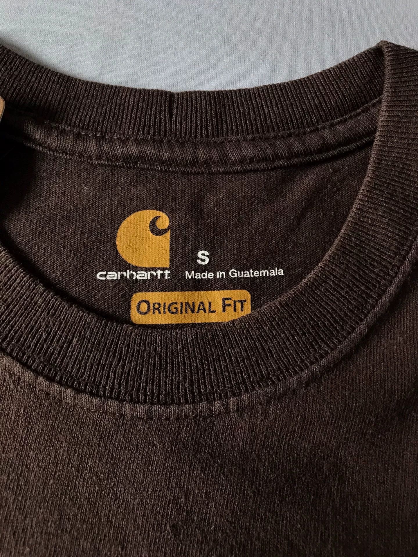 Carhartt Carhartt K87 Dark Brown Short Sleeve T-Shirt Size US S / EU 44-46 / 1 - 5 Thumbnail