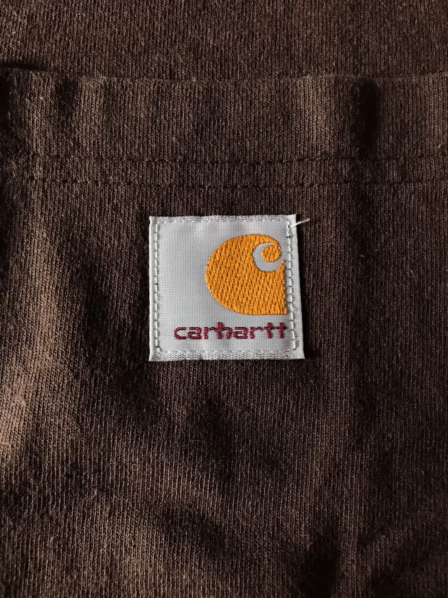 Carhartt Carhartt K87 Dark Brown Short Sleeve T-Shirt Size US S / EU 44-46 / 1 - 4 Thumbnail