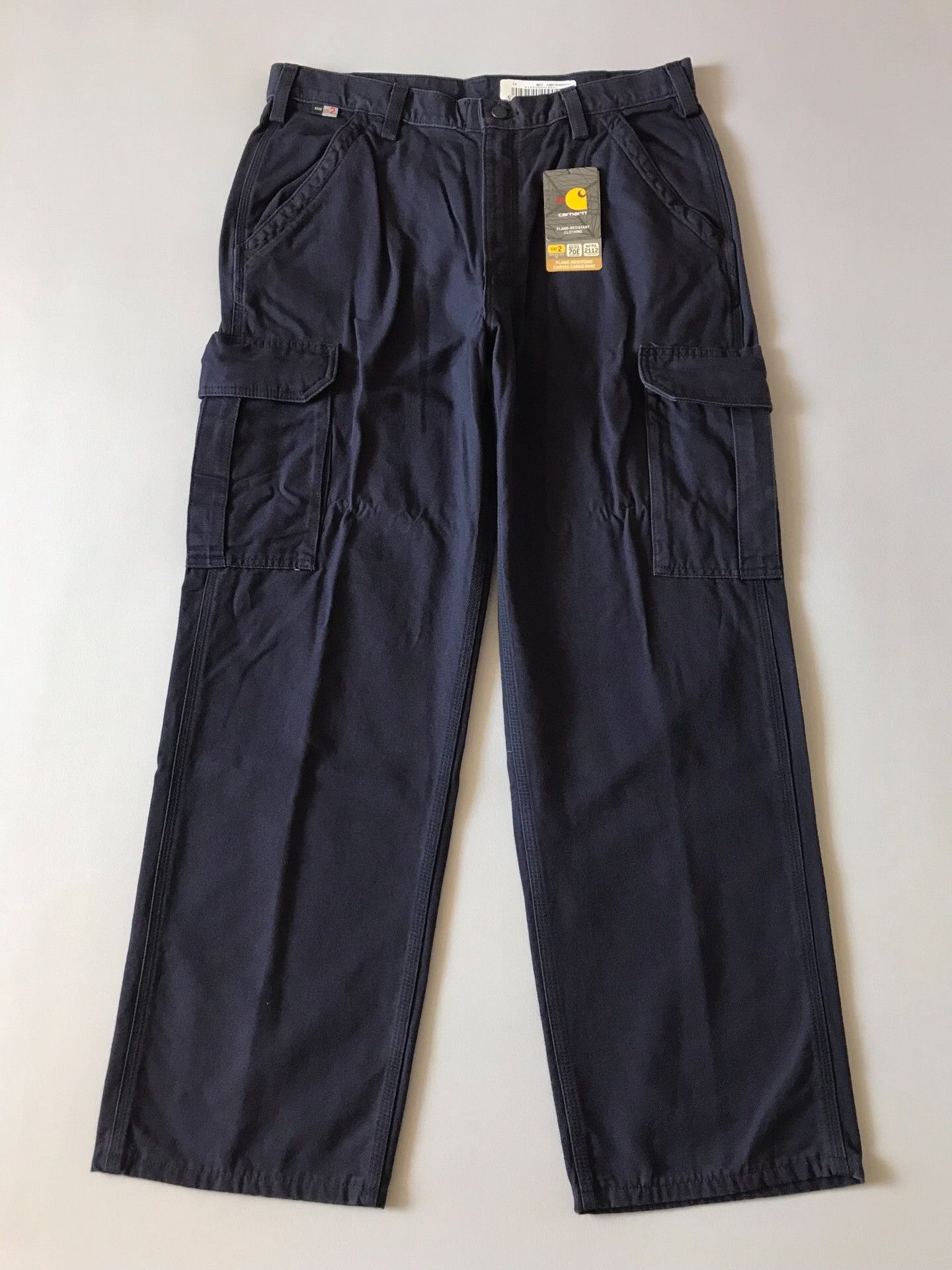 Carhartt Carhartt FRB240 Navy Cargo Pants W36L30 Size US 36 / EU 52 - 2 Thumbnail