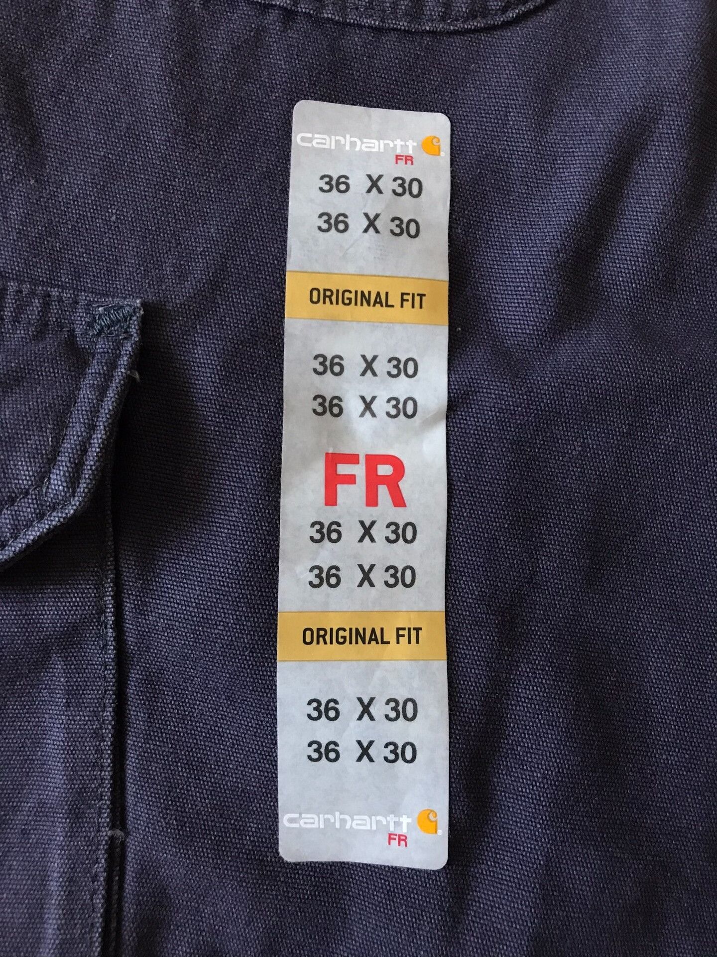 Carhartt Carhartt FRB240 Navy Cargo Pants W36L30 Size US 36 / EU 52 - 7 Thumbnail