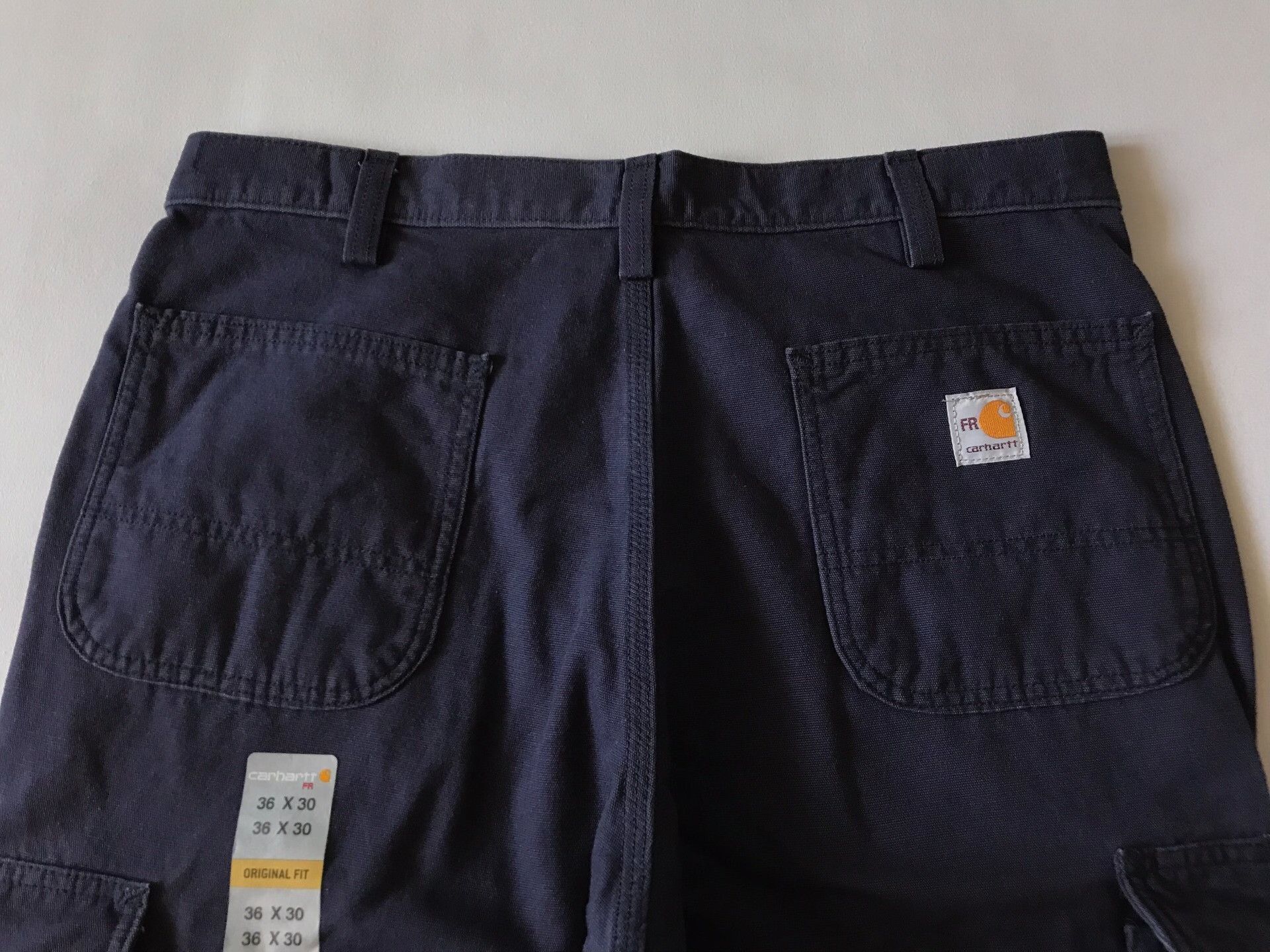Carhartt Carhartt FRB240 Navy Cargo Pants W36L30 Size US 36 / EU 52 - 5 Thumbnail
