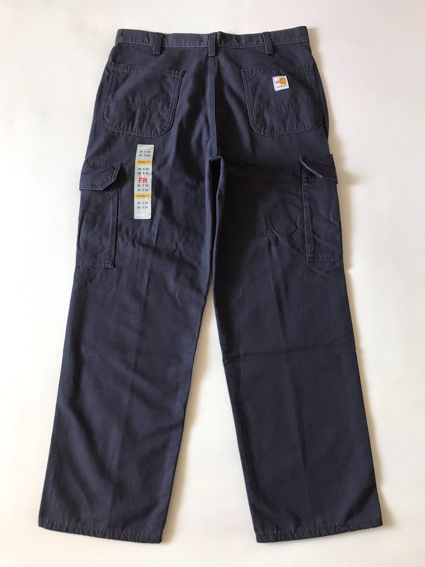 Carhartt Carhartt FRB240 Navy Cargo Pants W36L30 Size US 36 / EU 52 - 3 Thumbnail
