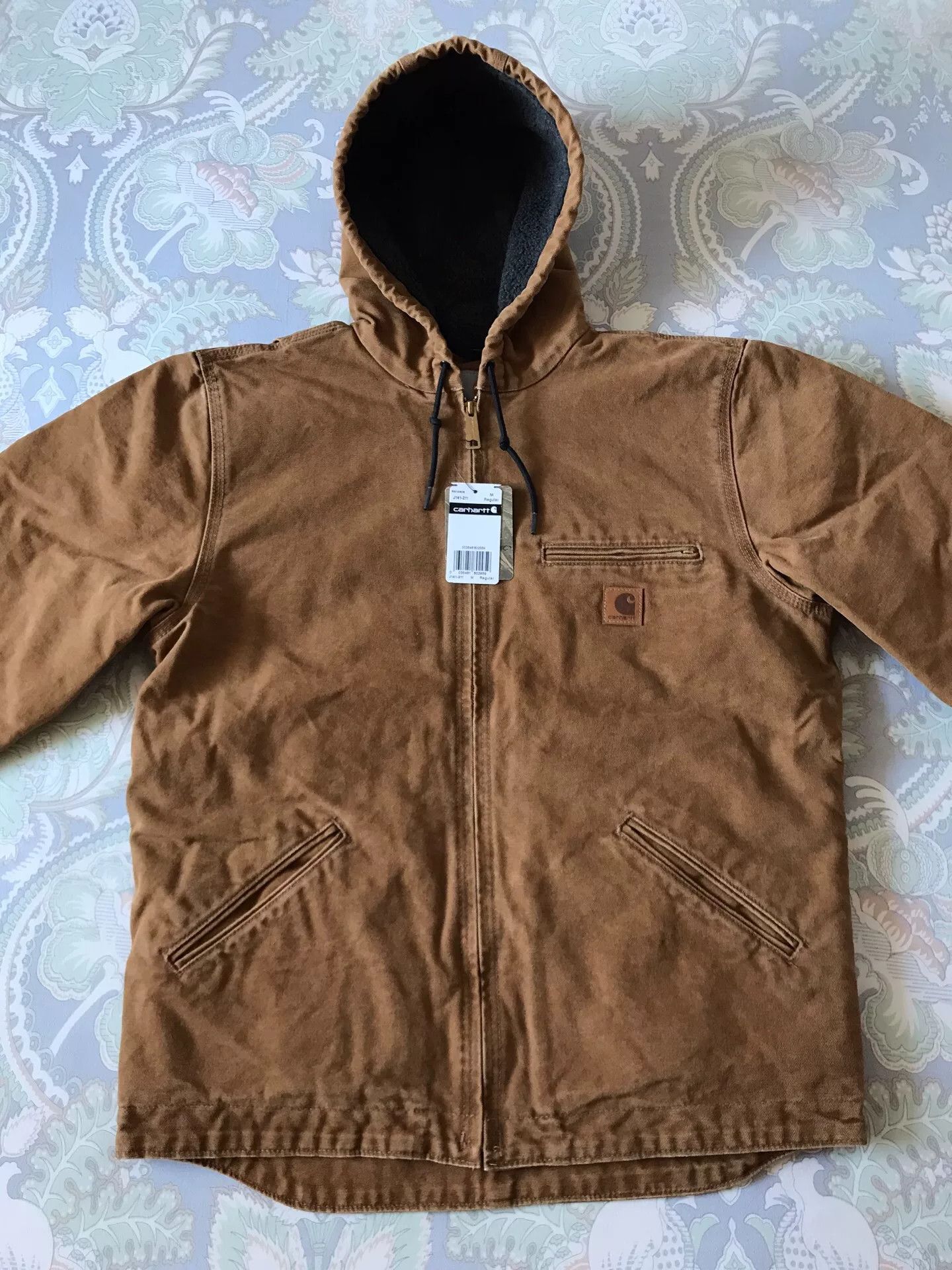 Carhartt Carhartt J141 Classic Brown Hooded Jacket Size US M / EU 48-50 / 2 - 4 Thumbnail
