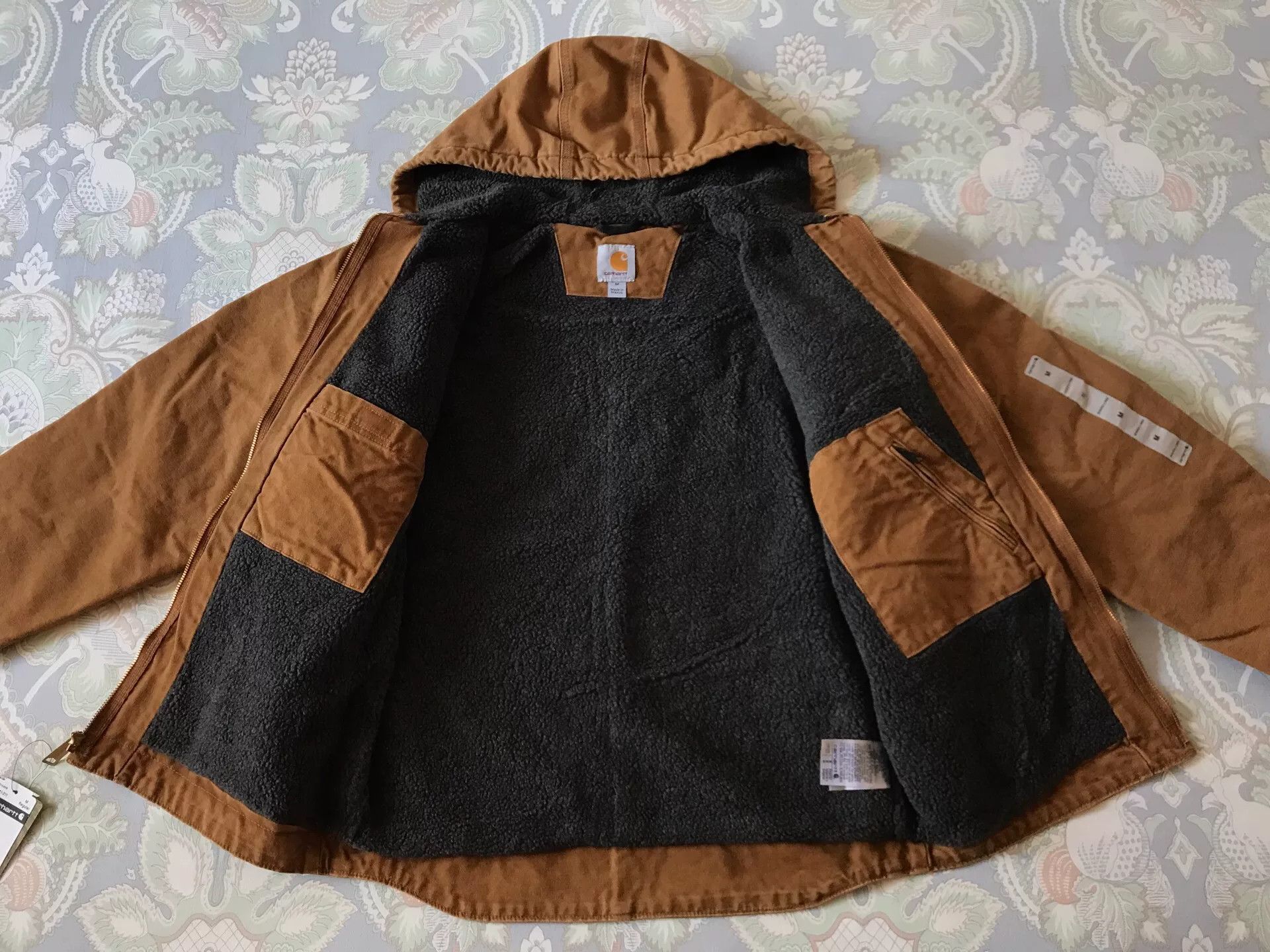 Carhartt Carhartt J141 Classic Brown Hooded Jacket Size US M / EU 48-50 / 2 - 3 Thumbnail