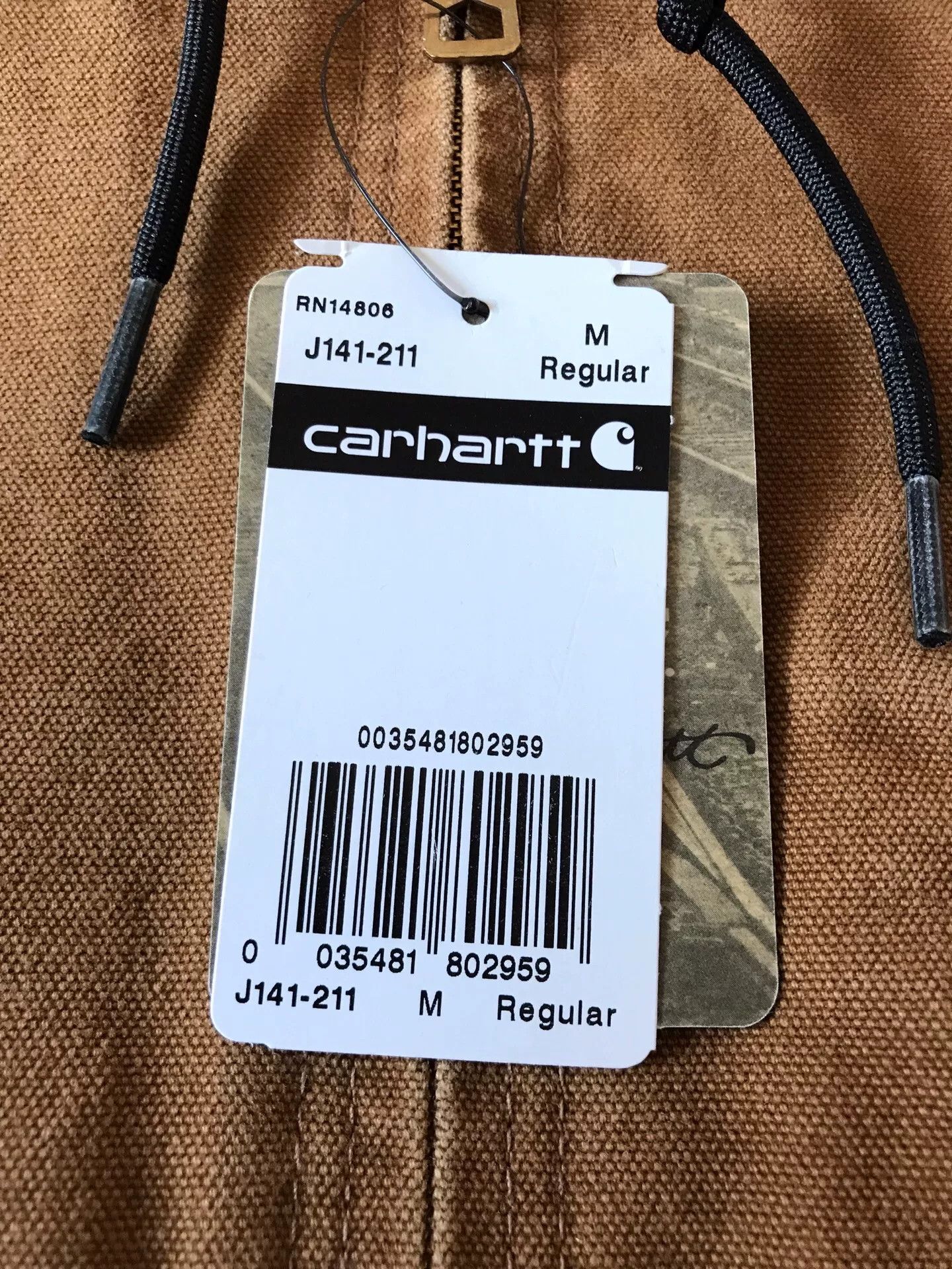 Carhartt Carhartt J141 Classic Brown Hooded Jacket Size US M / EU 48-50 / 2 - 8 Thumbnail