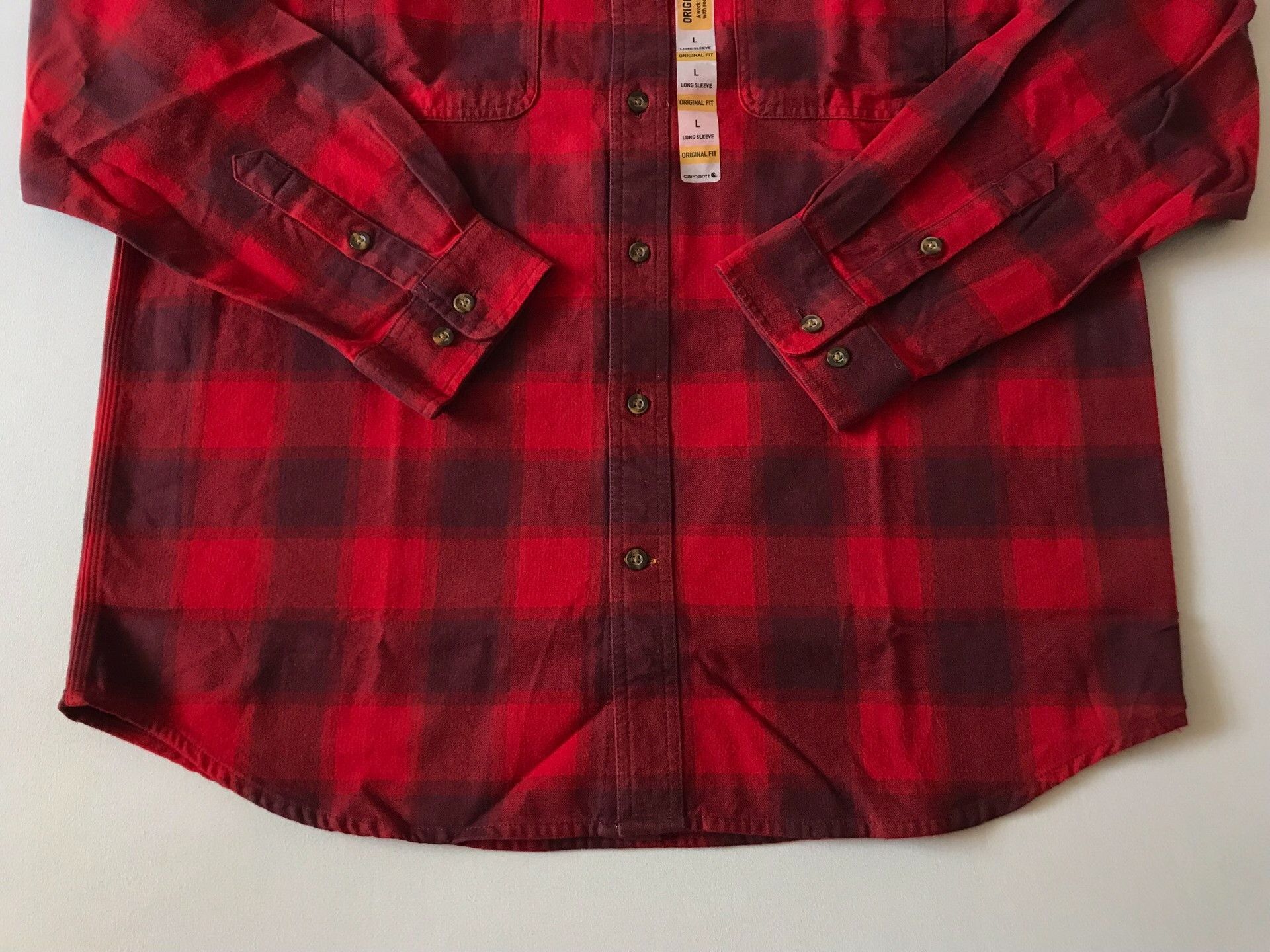 Carhartt Carhartt 103822 Heavy Flannel Work Shirt Size US L / EU 52-54 / 3 - 4 Thumbnail