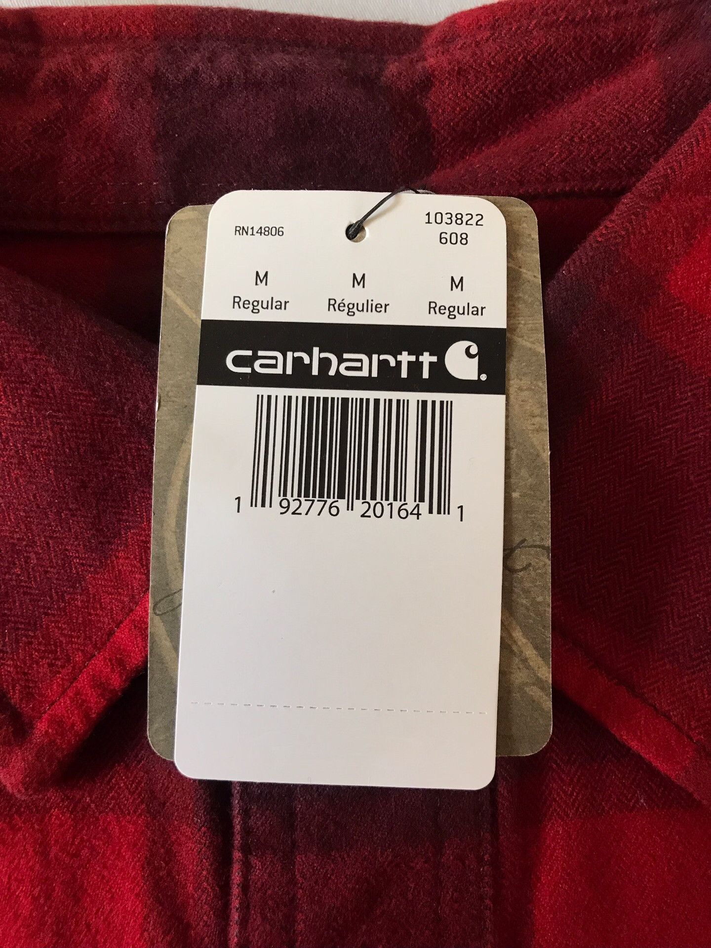 Carhartt Carhartt 103822 Flannel Work Shirt Size US M / EU 48-50 / 2 - 8 Thumbnail