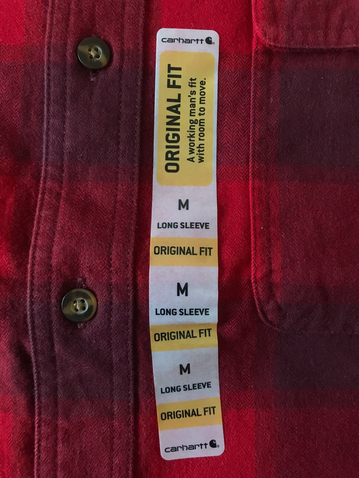 Carhartt Carhartt 103822 Flannel Work Shirt Size US M / EU 48-50 / 2 - 6 Thumbnail