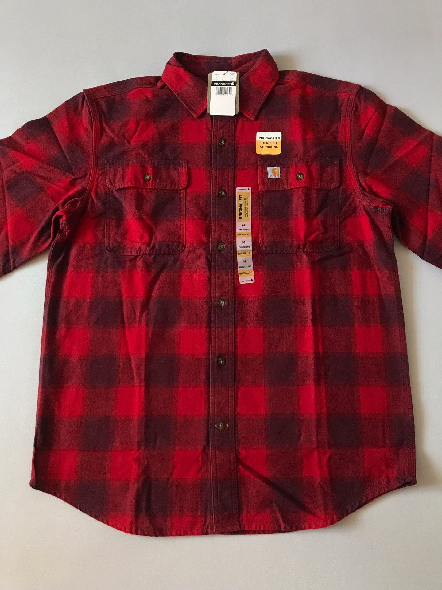 Carhartt Carhartt 103822 Flannel Work Shirt Size US M / EU 48-50 / 2 - 3 Thumbnail