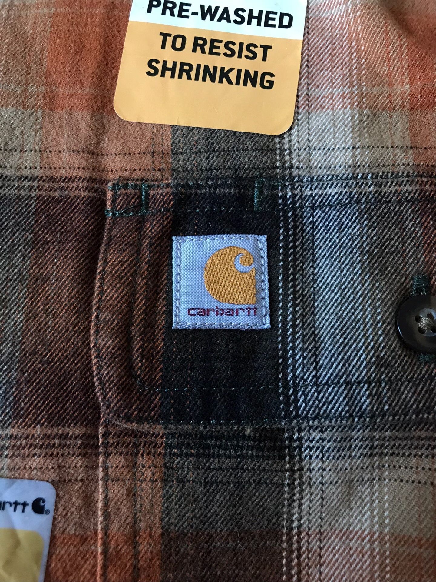 Carhartt Carhartt 103822 004 Flannel Work Shirt Size US M / EU 48-50 / 2 - 5 Thumbnail