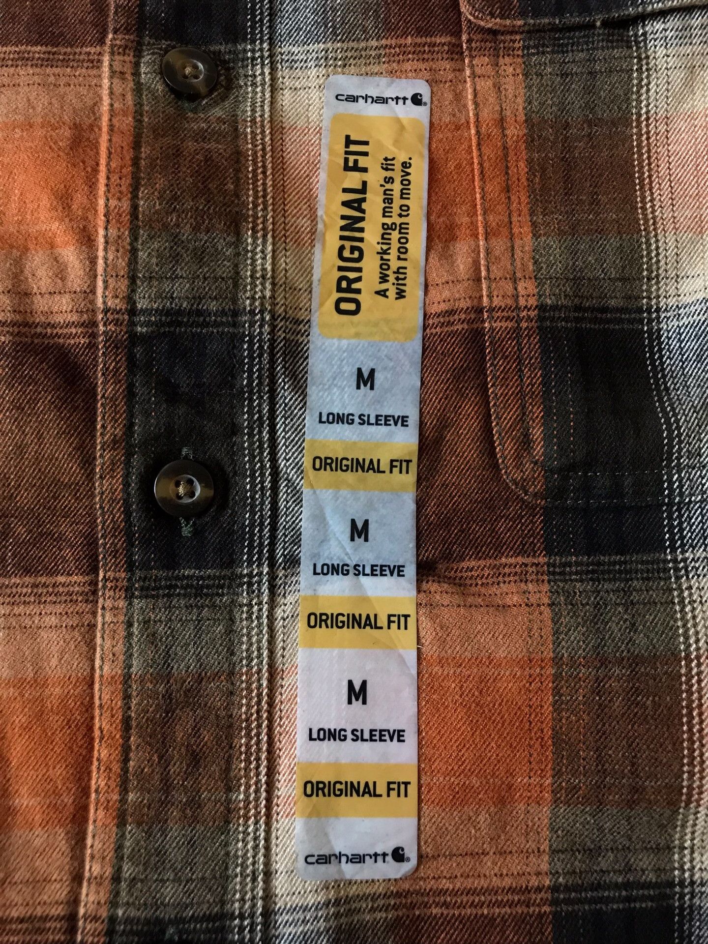 Carhartt Carhartt 103822 004 Flannel Work Shirt Size US M / EU 48-50 / 2 - 6 Thumbnail