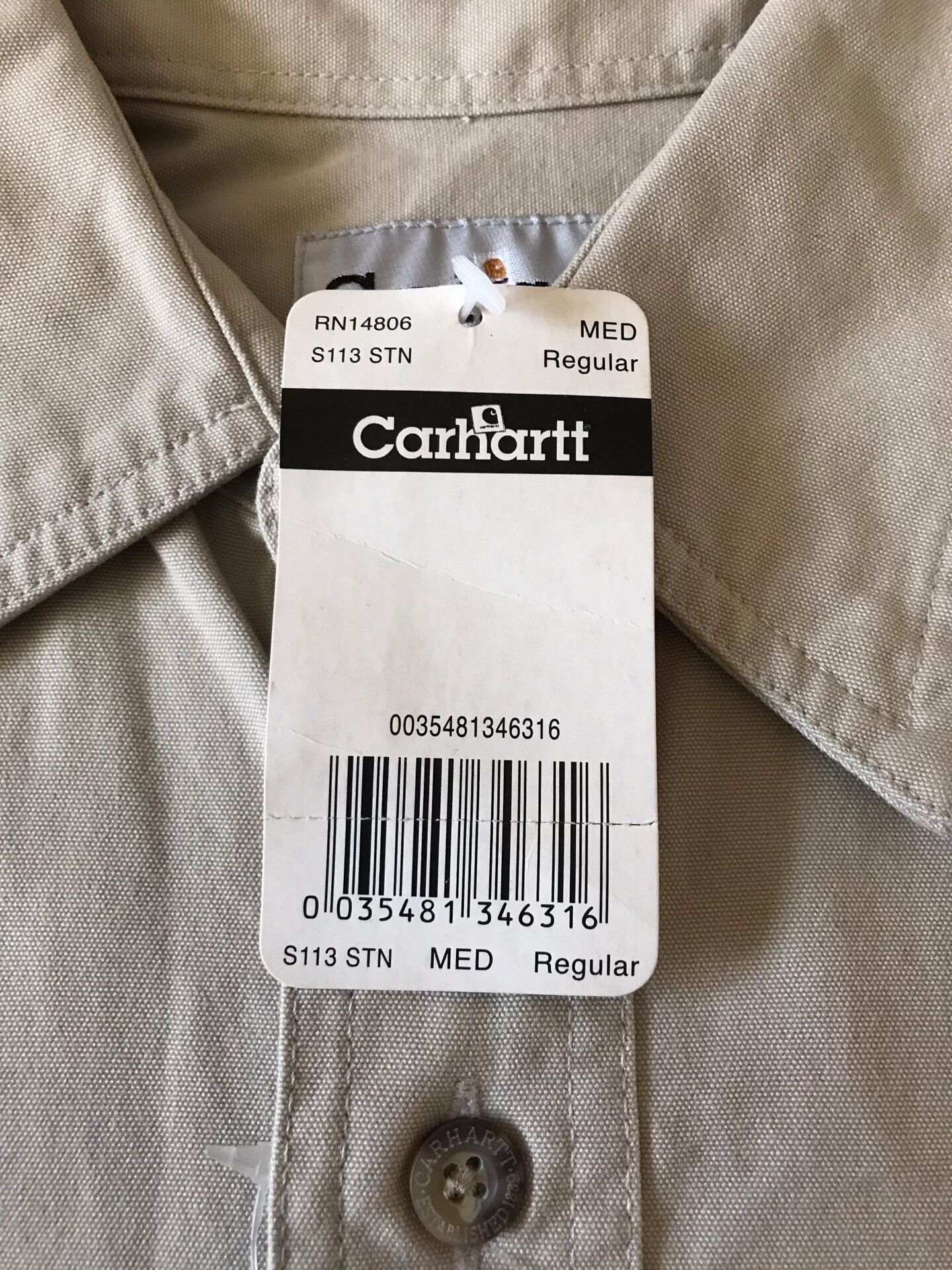 Carhartt Carhartt S113 STN Work Shirt Size US M / EU 48-50 / 2 - 8 Thumbnail
