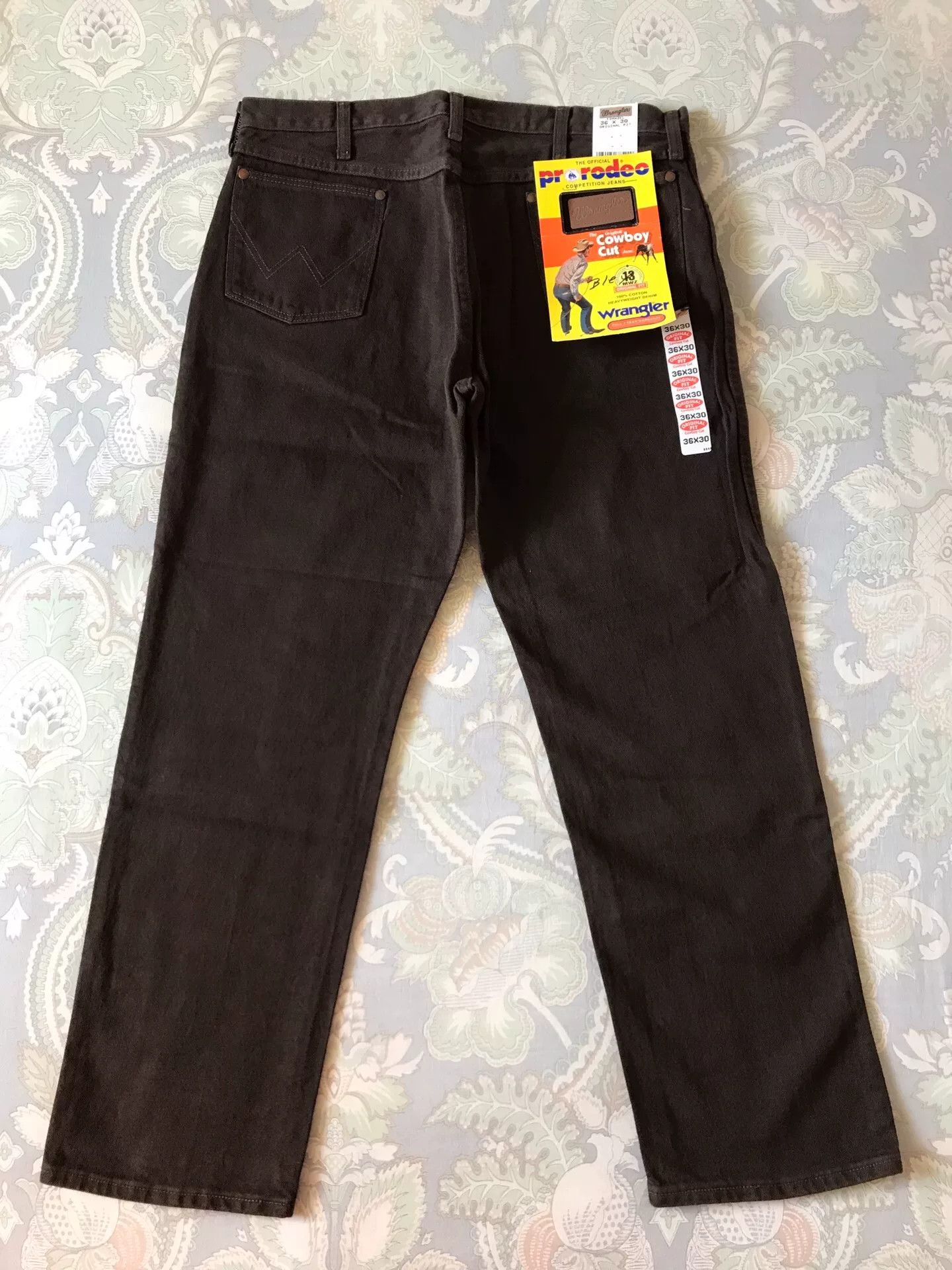 Wrangler 90s Wrangler 13MWZ Brown Jeans Size US 36 / EU 52 - 3 Thumbnail