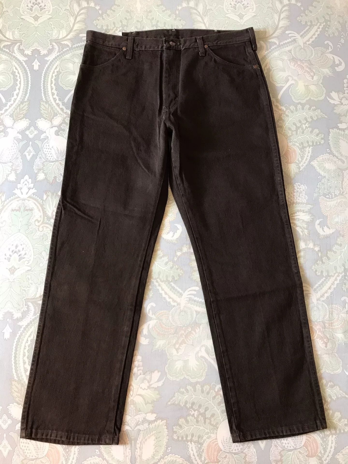 Wrangler 90s Wrangler 13MWZ Brown Jeans Size US 36 / EU 52 - 2 Thumbnail