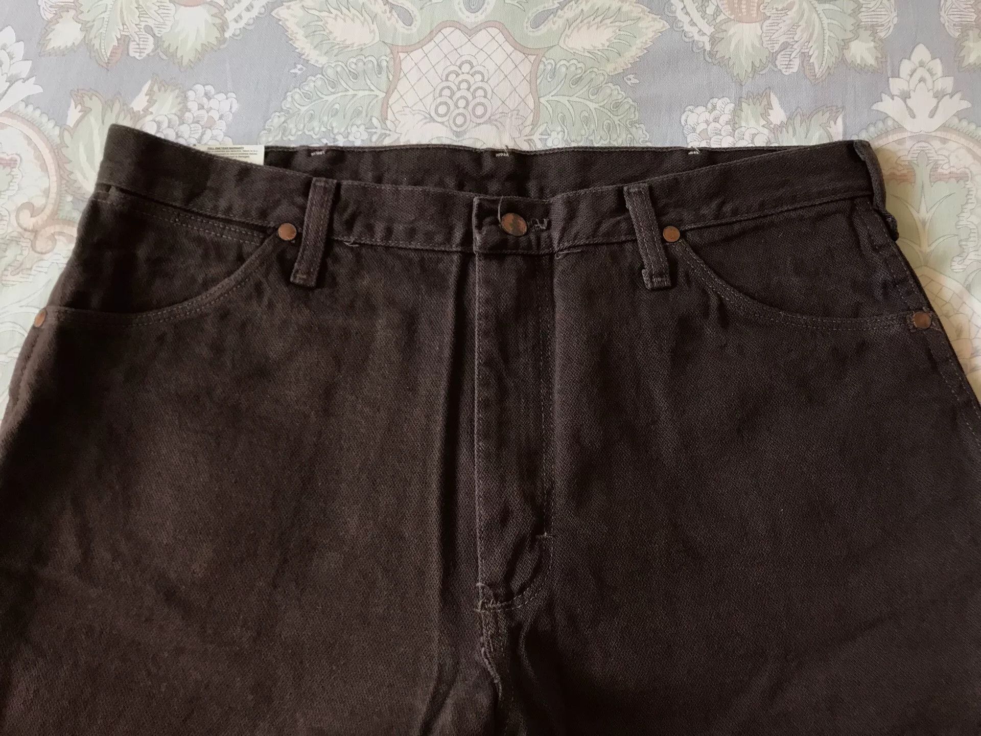 Wrangler 90s Wrangler 13MWZ Brown Jeans Size US 36 / EU 52 - 4 Thumbnail