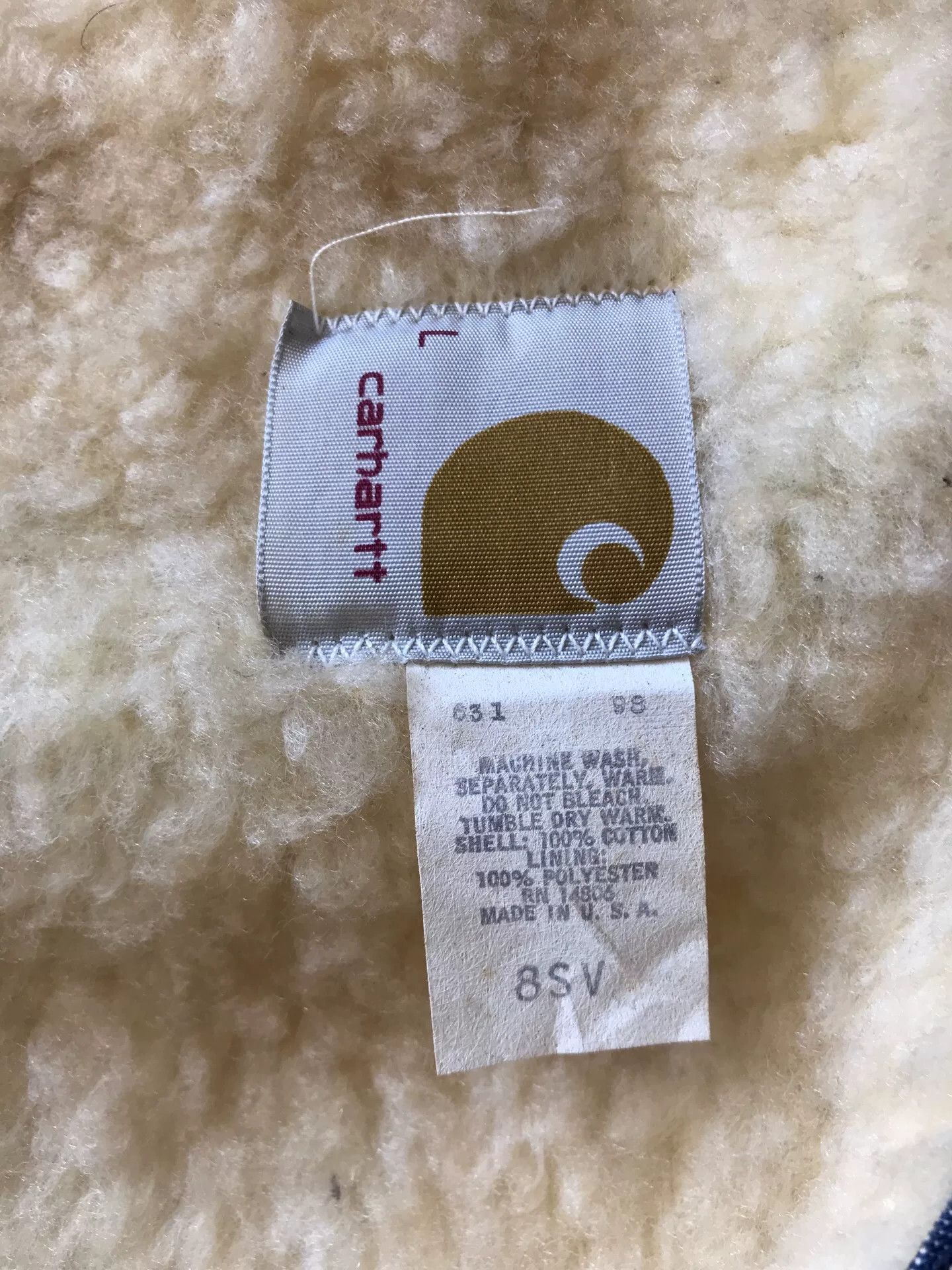 Carhartt 80s Carhartt 8SV Denim Vest Size US L / EU 52-54 / 3 - 9 Thumbnail