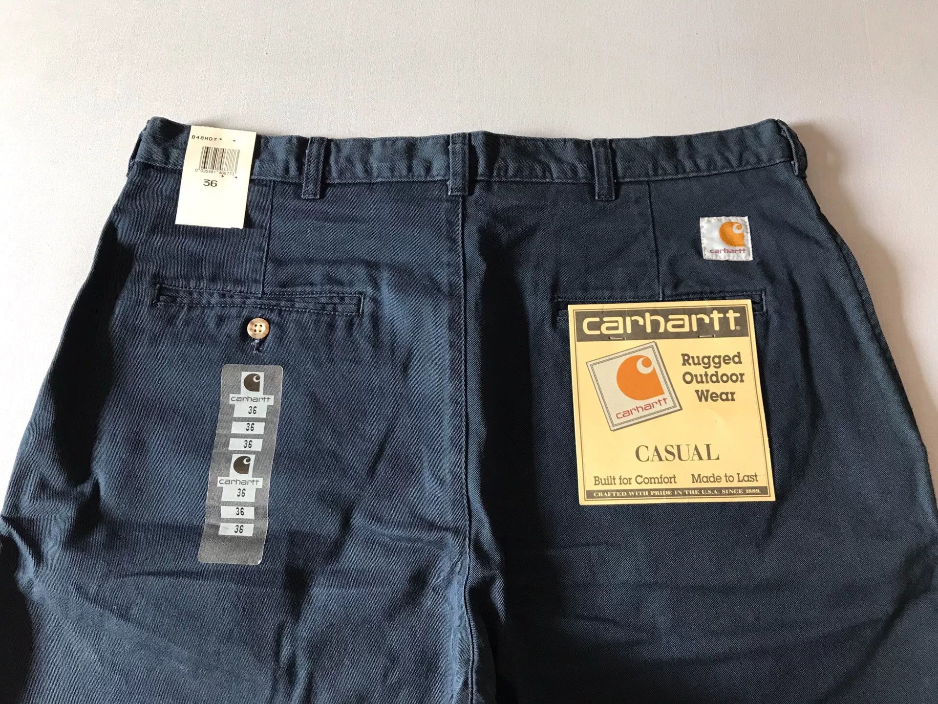 Carhartt 90s Carhartt B48 MDT Work Shorts Size US 36 / EU 52 - 3 Thumbnail