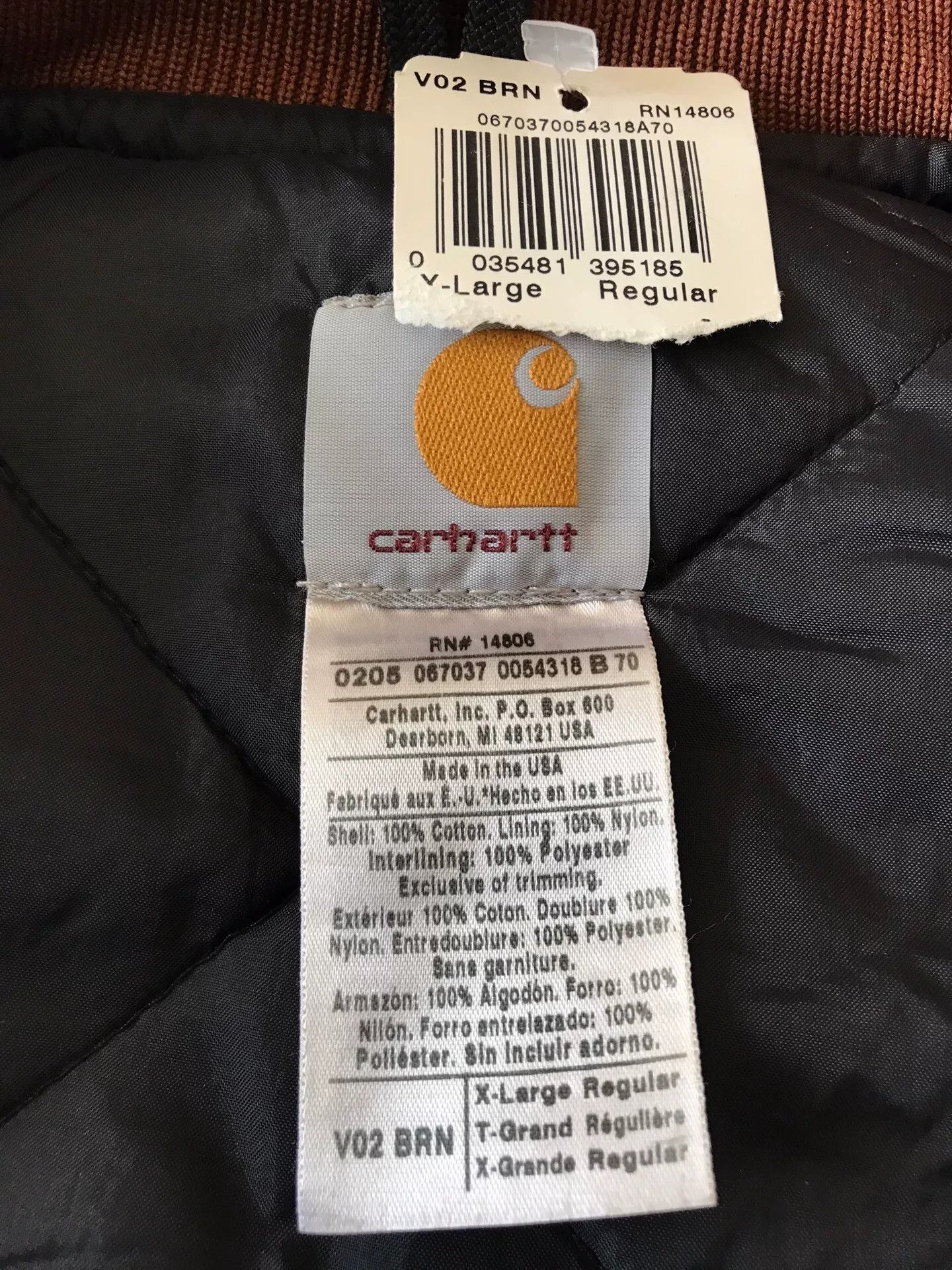 Carhartt Carhartt V02 BRN Workwear Vest Size US XL / EU 56 / 4 - 9 Thumbnail