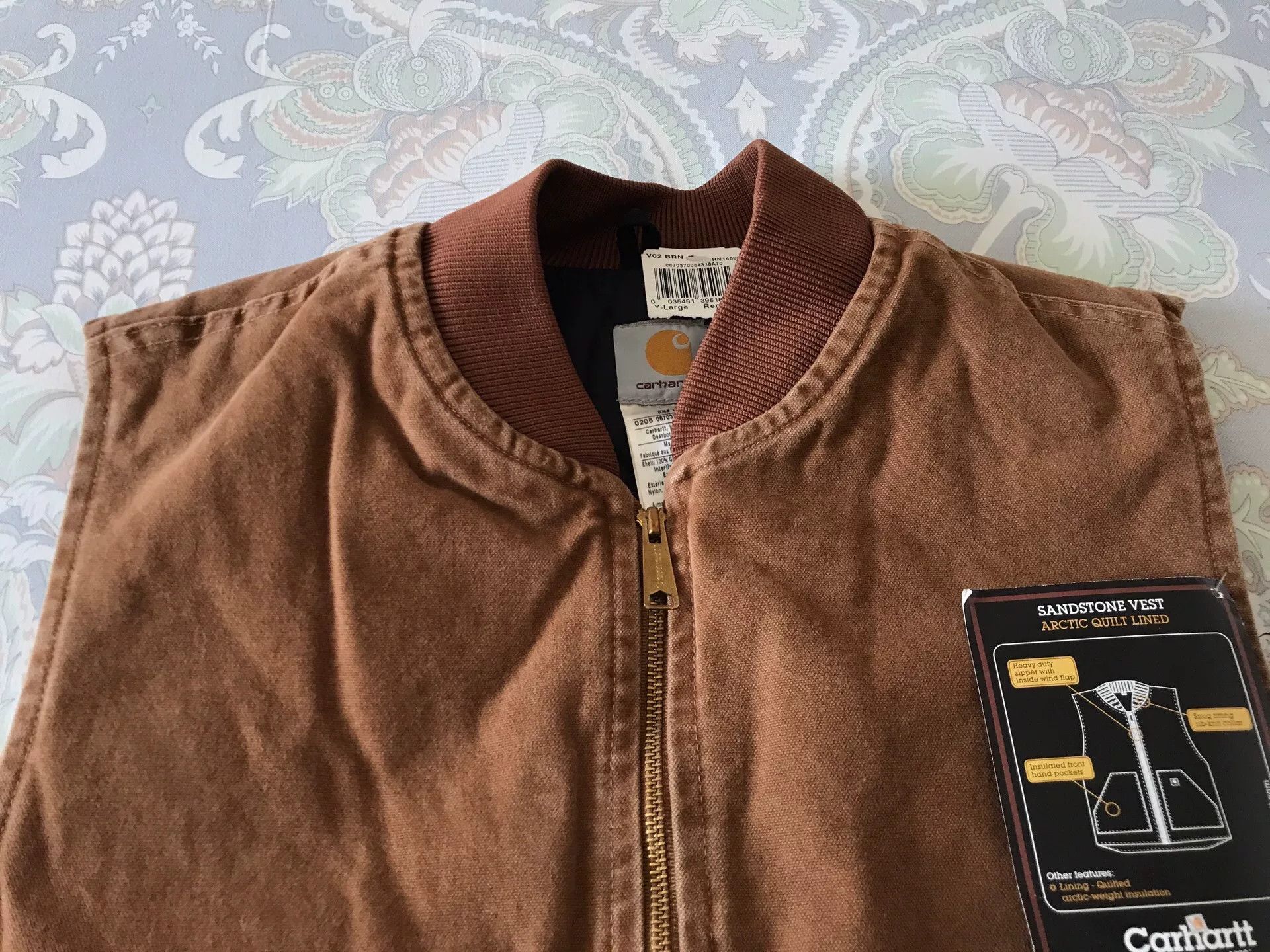 Carhartt Carhartt V02 BRN Workwear Vest Size US XL / EU 56 / 4 - 4 Thumbnail