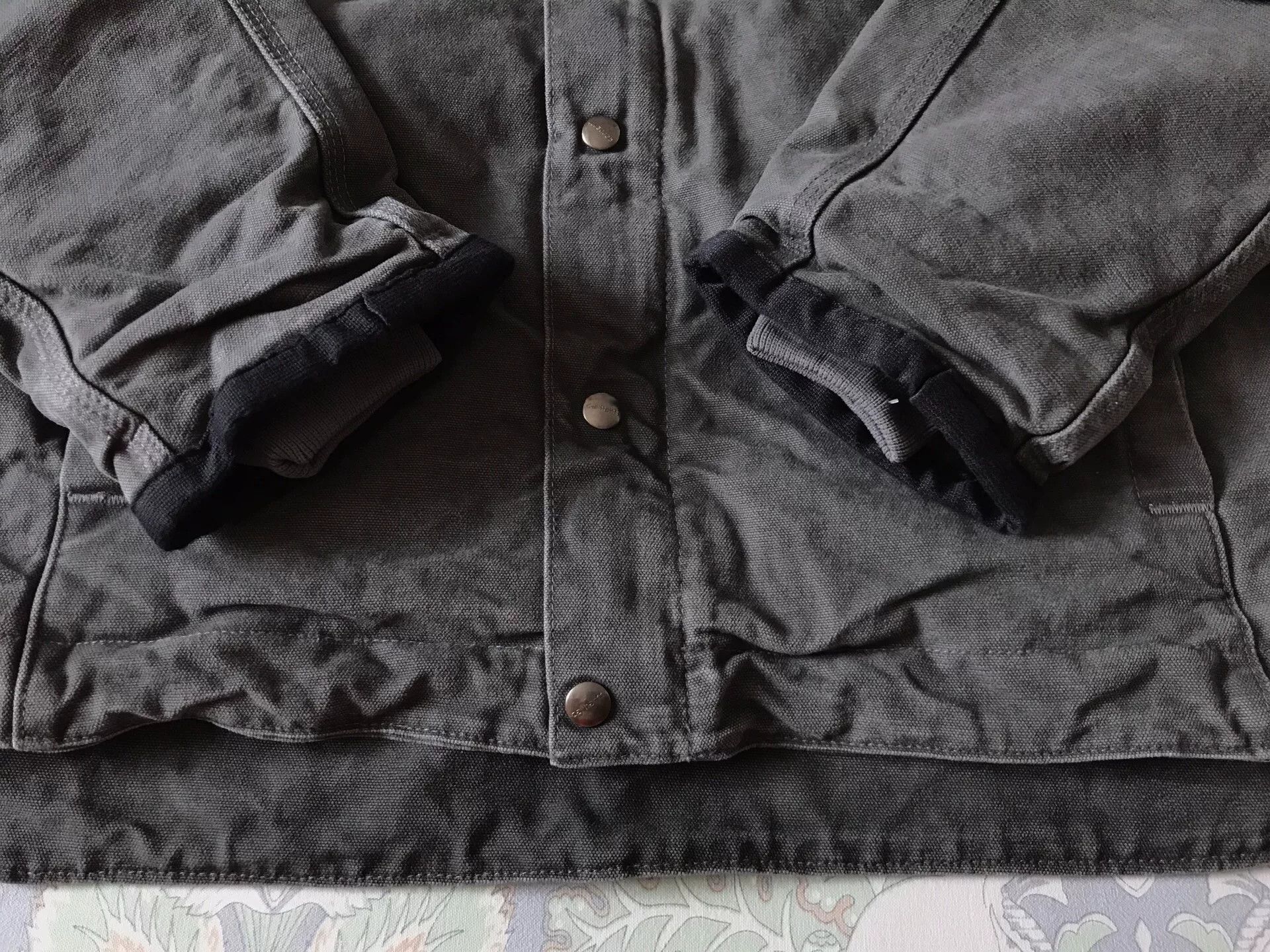 Carhartt Carhartt 102285 Washed Canvas Hooded Jacket Size US L / EU 52-54 / 3 - 5 Thumbnail