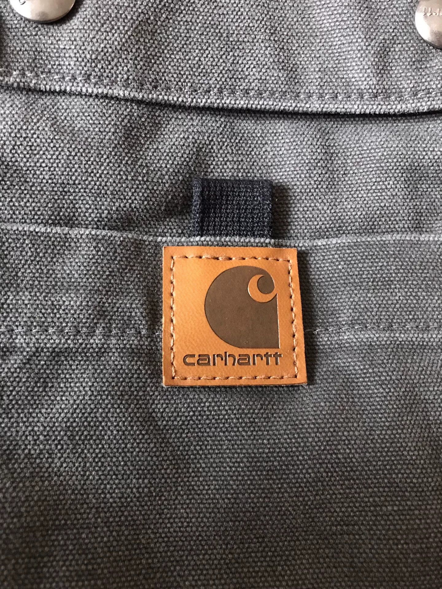 Carhartt Carhartt 102285 Washed Canvas Hooded Jacket Size US L / EU 52-54 / 3 - 6 Thumbnail