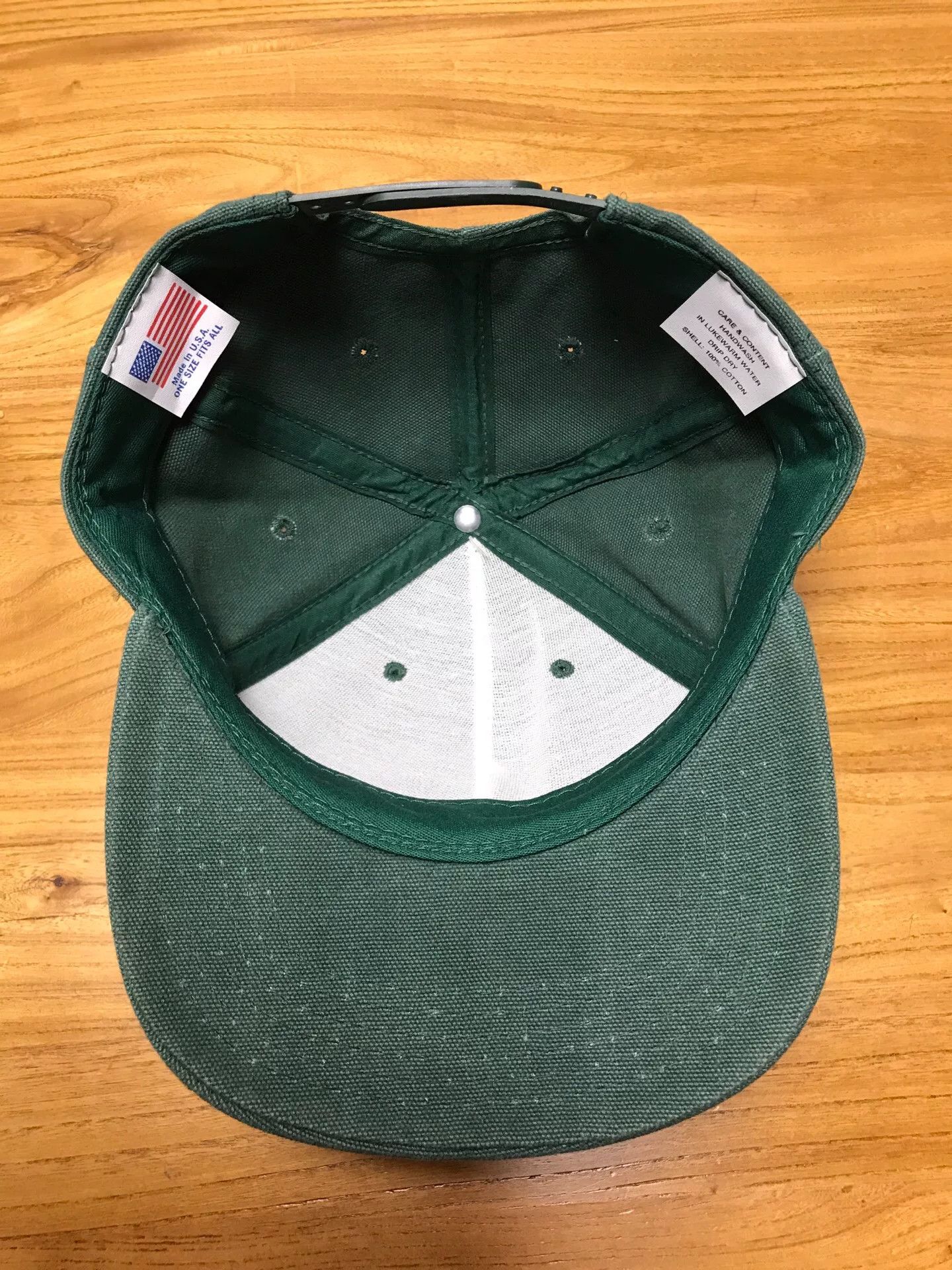 Carhartt 80s US Carhartt HU294 Hunter Green Cap Size ONE SIZE - 6 Thumbnail